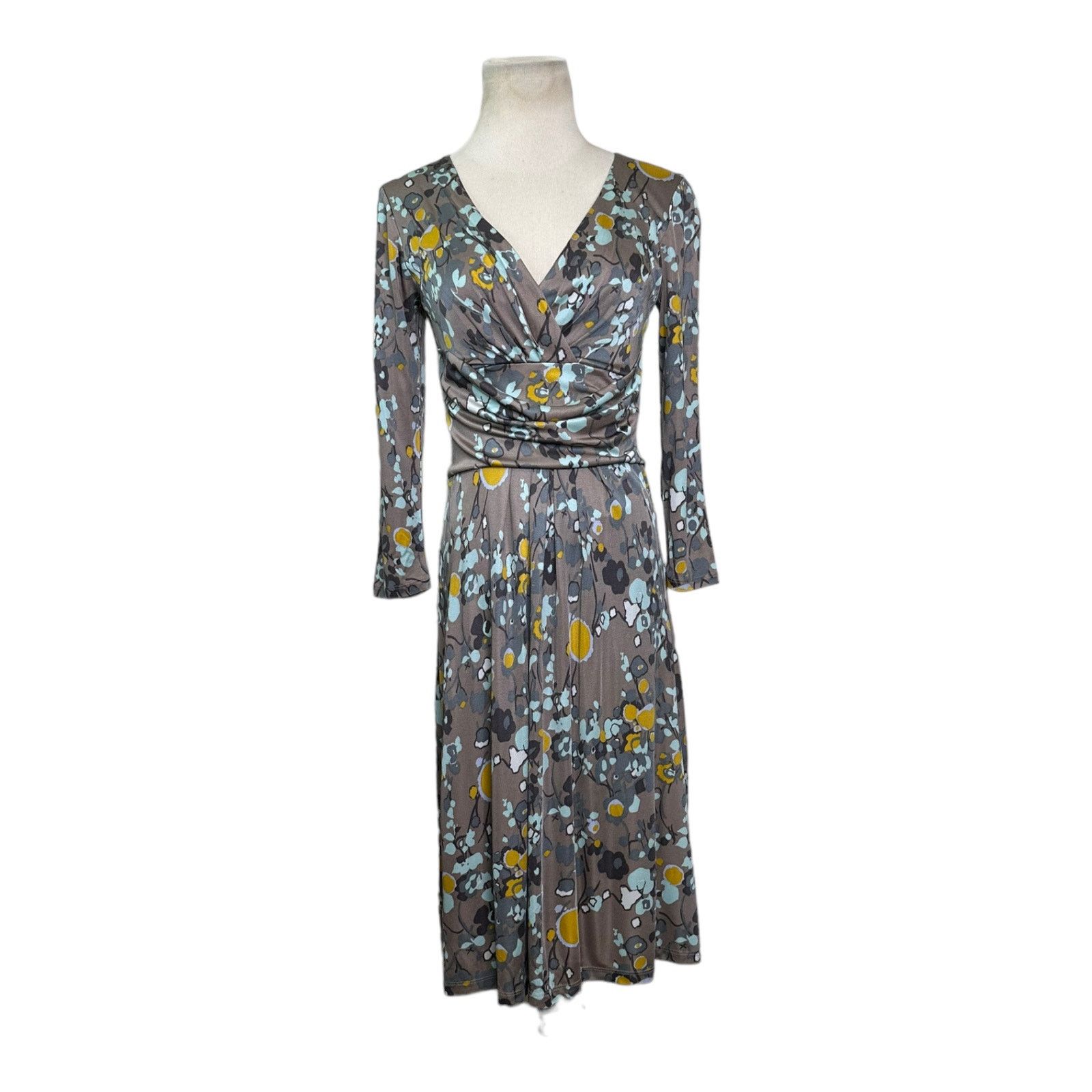Boden Boden Limited Edition Floral Surplice Pleated Skirt Dress 4 Size S / US 4 / IT 40 - 11 Thumbnail