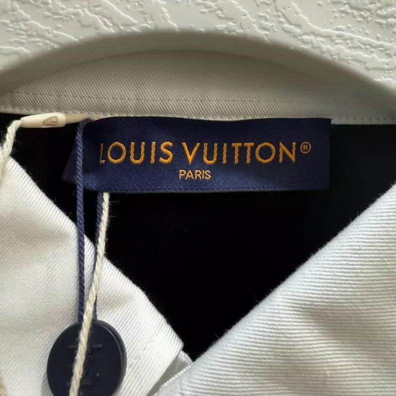 Louis Vuitton LV Louis Vuitton Logo Short Sleeve Polo Shirt -2505 Size US XXL / EU 58 / 5 - 2 Thumbnail