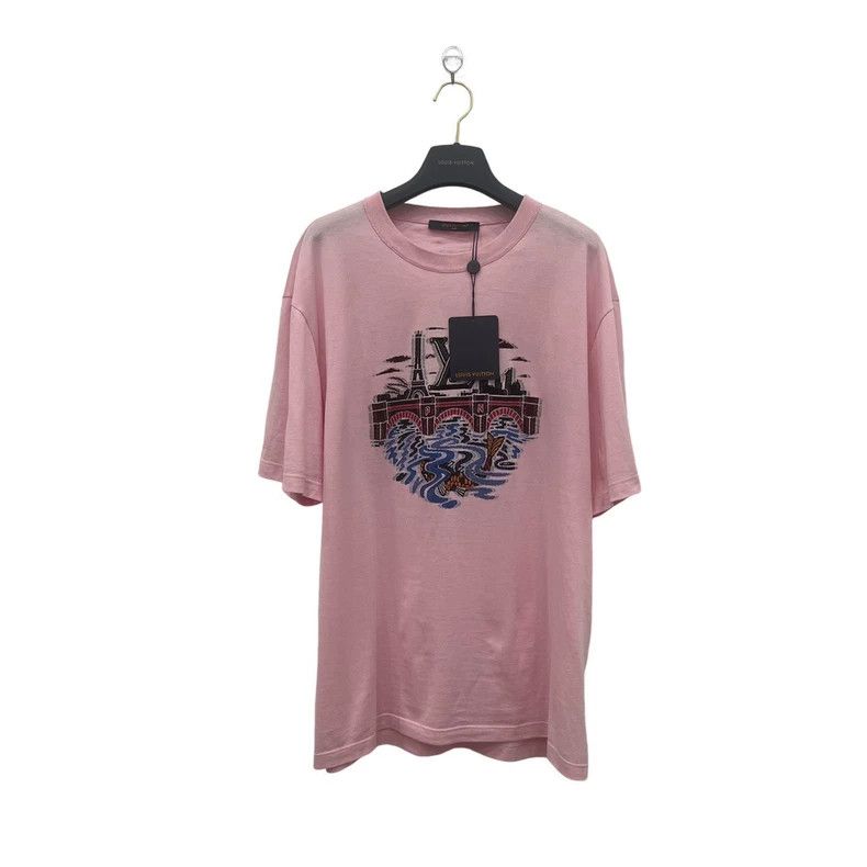 Louis Vuitton Louis Vuitton FW25 Pink City Print Short Sleeve Size US XXL / EU 58 / 5 - 2 Thumbnail