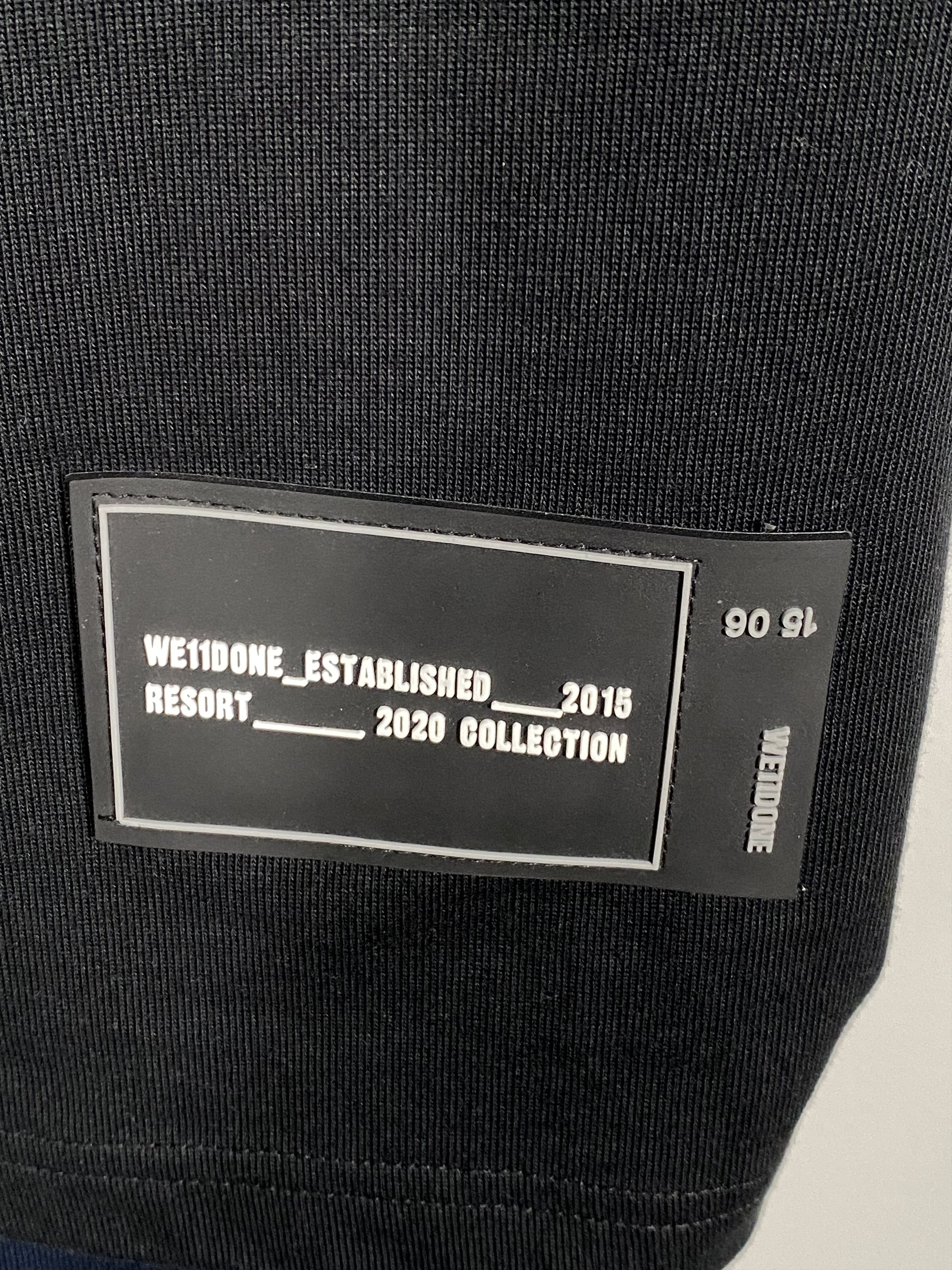 WE11DONE WE11DONE Black And Navy Reversible Gig T-shirt Size US XL / EU 56 / 4 - 8 Thumbnail