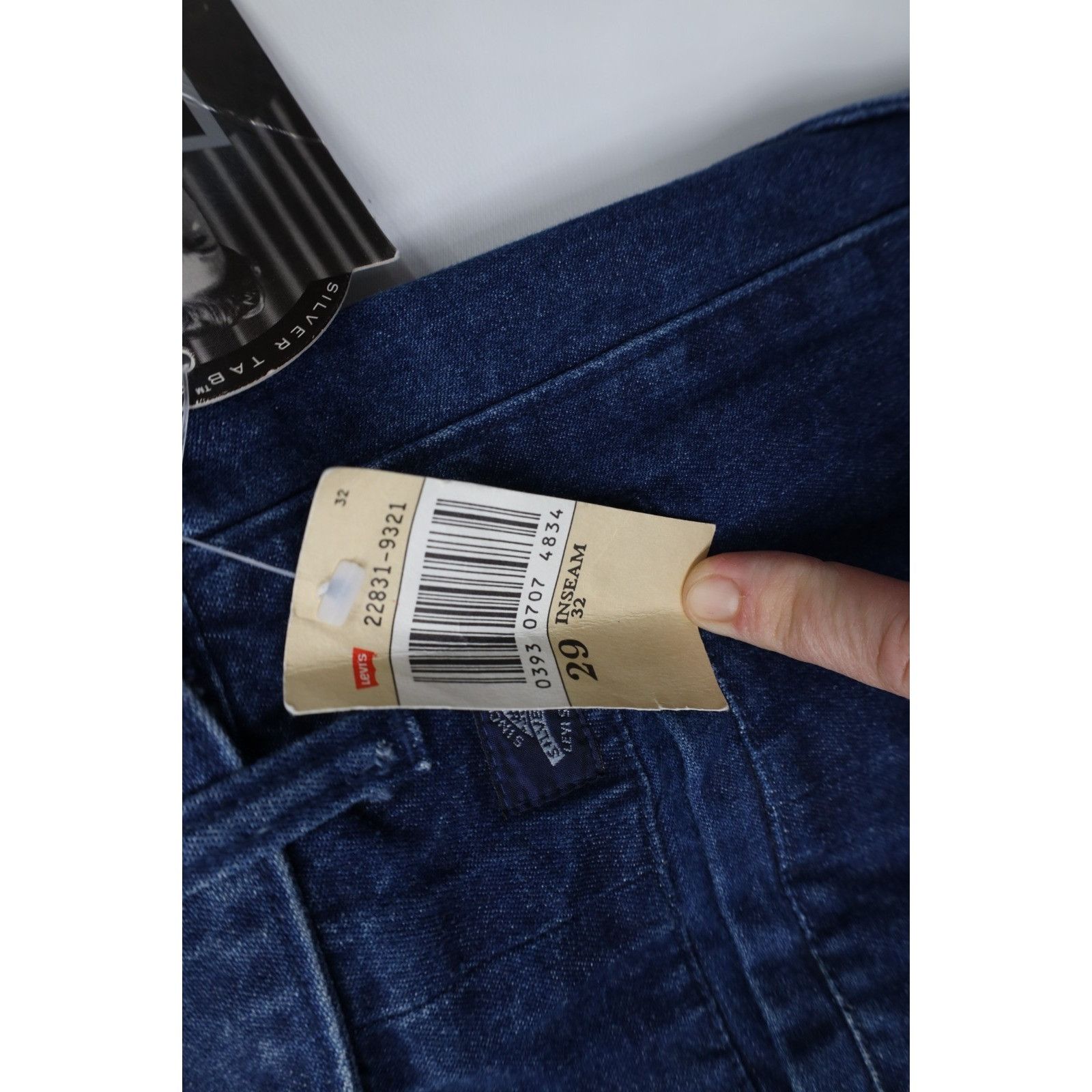 Levi's Deadstock Vintage 90s Levis SilverTab Hollywood Buckle Jeans Size US 29 - 16 Thumbnail
