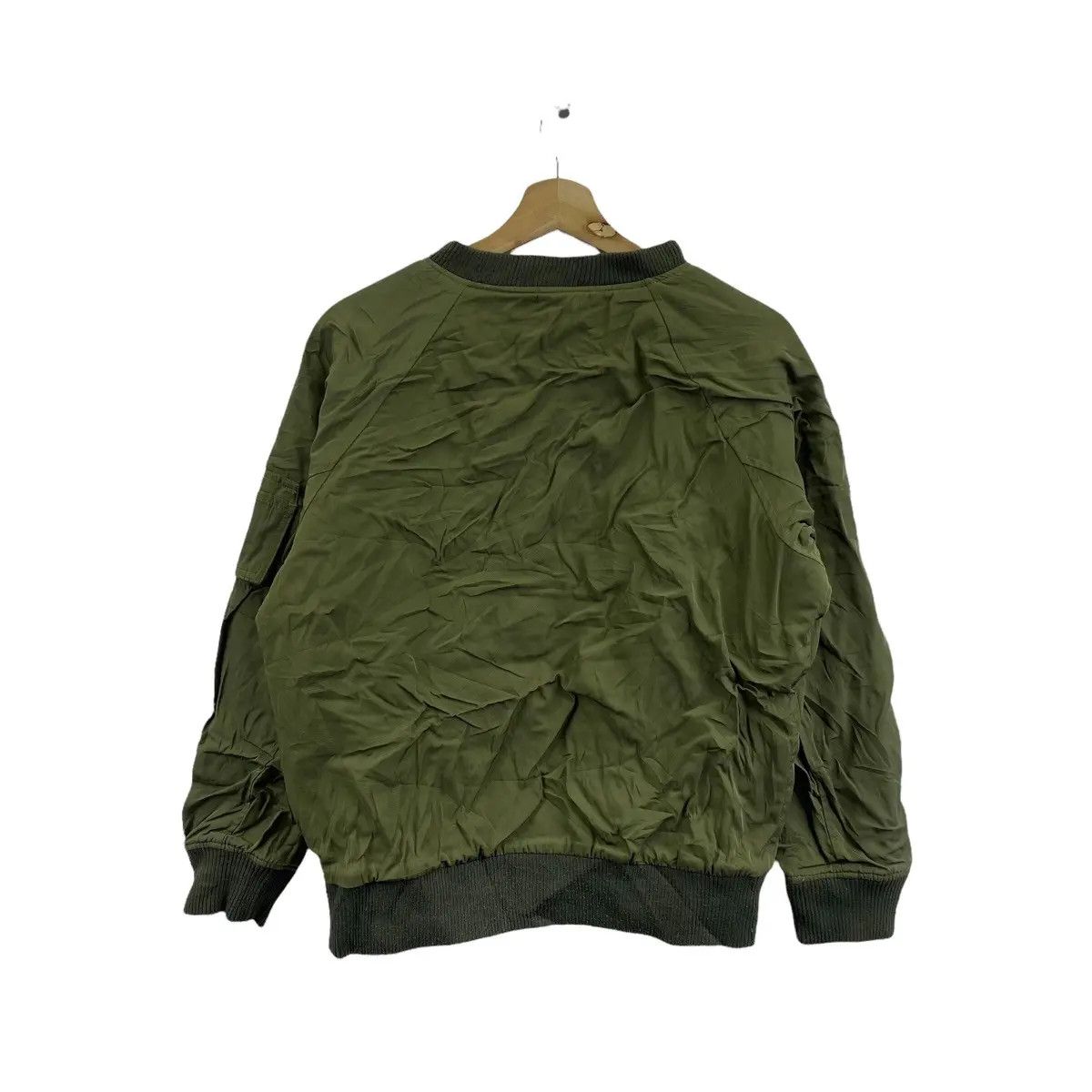 Vintage Vtg BROWNY MA-1 FLIGHT Army Military Green Jacket Size US L / EU 52-54 / 3 - 2 Thumbnail