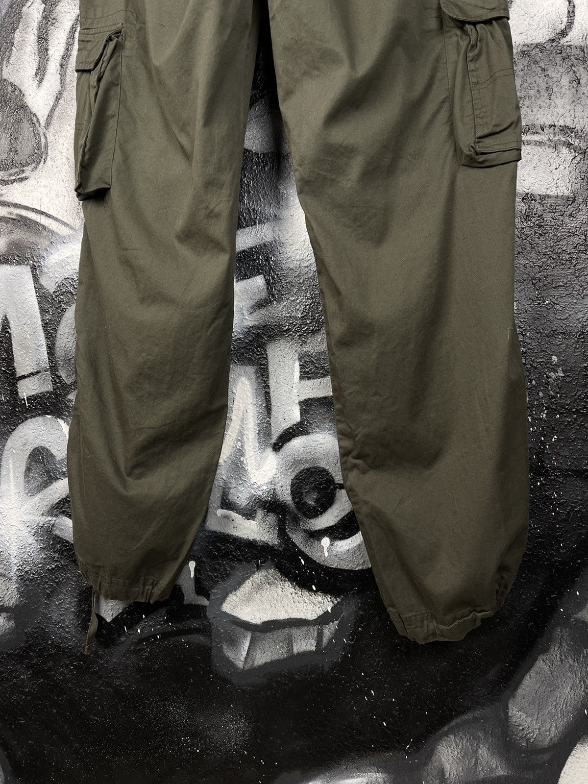 No Fear × Vintage Y2K No Fear Skull Embroidered Logo Cargo Pants Men’s Size L Size US 33 - 10 Thumbnail