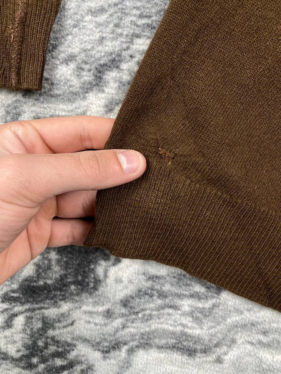 Loro Piana Loro Piana Knit V Neck Wool Lana Sweater Men Size 50 Brown Size US M / EU 48-50 / 2 - 11 Thumbnail