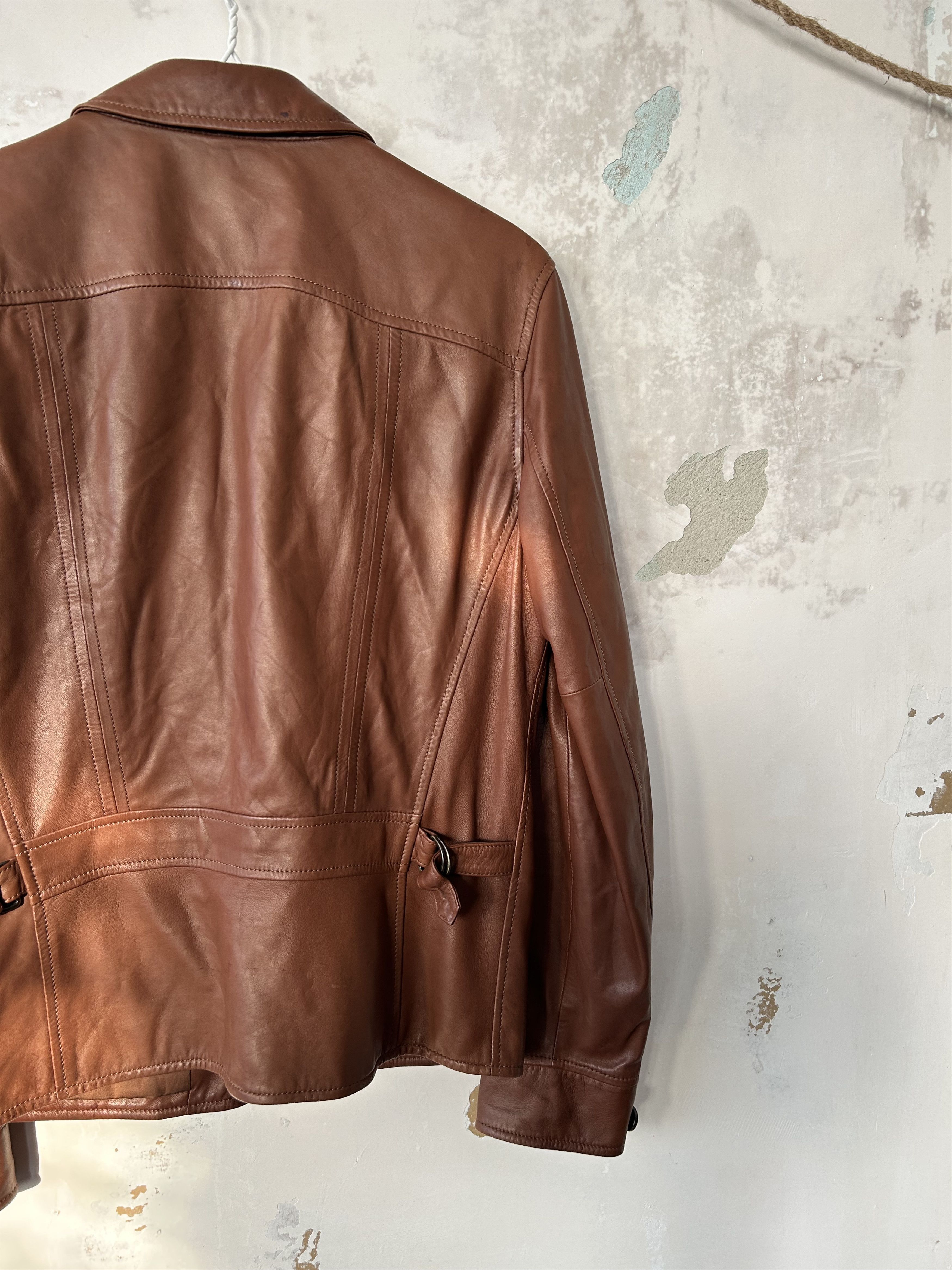 Ralph Lauren Purple Label Ralph Lauren Purple Label Mens Leather Jacket Size US S / EU 44-46 / 1 - 8 Thumbnail