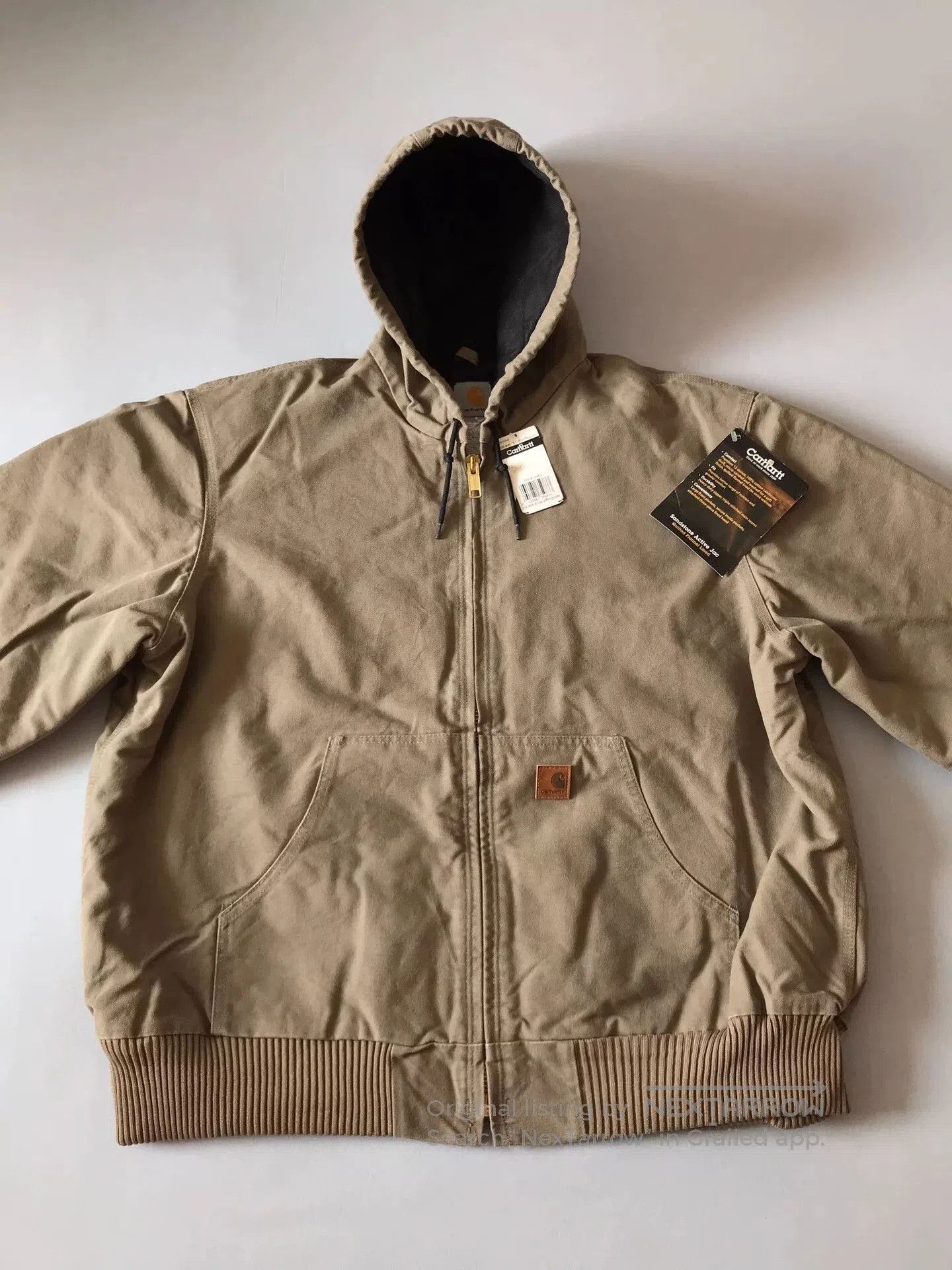 Carhartt Carhartt J130 MUS Canvas Hooded Jacket. Size US XL / EU 56 / 4 - 4 Thumbnail