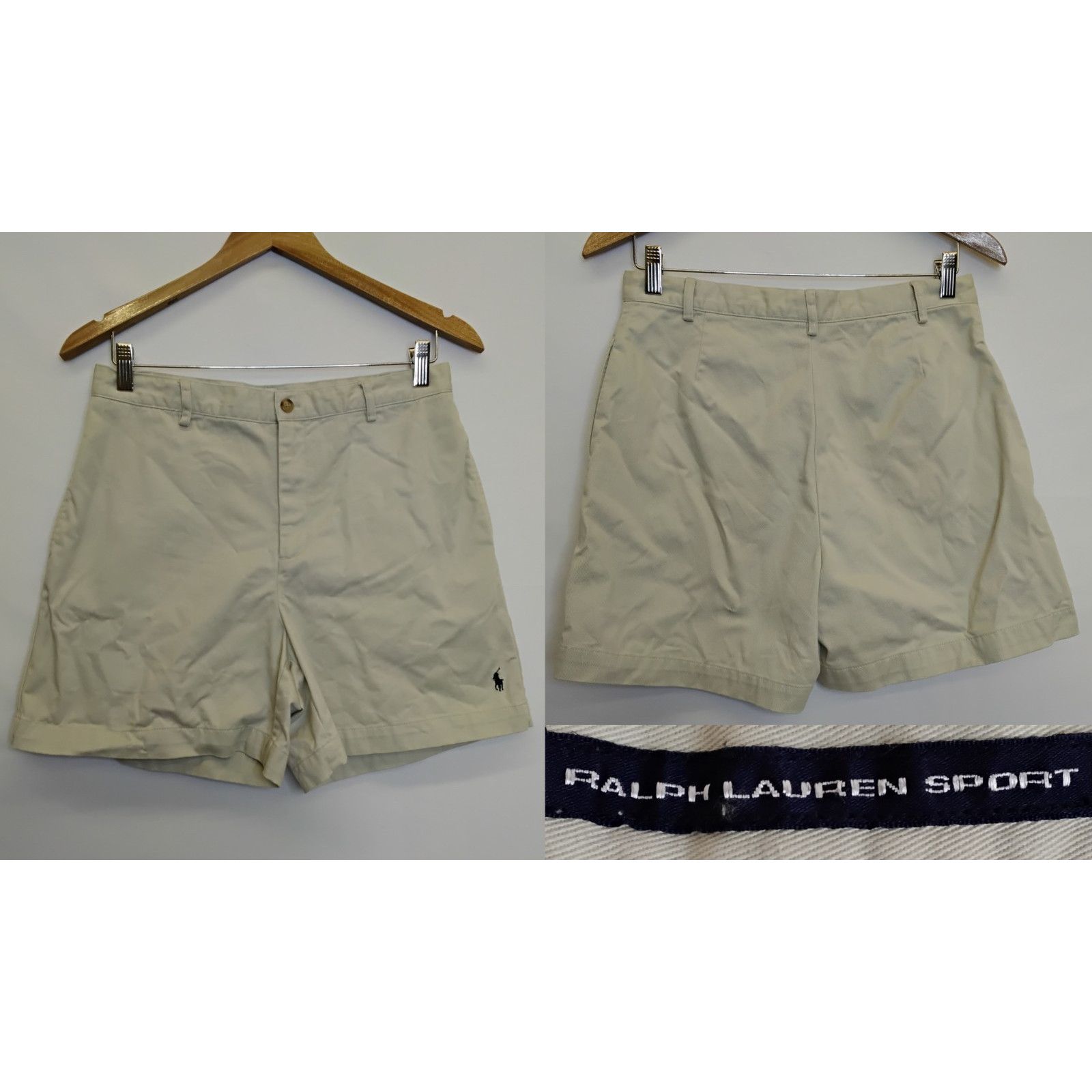 Ralph Lauren Sport Ralph Lauren Sport Khaki Short Women's 10 Vintage 90s Cotton Size 32" / US 10 / IT 46 - 1 Thumbnail