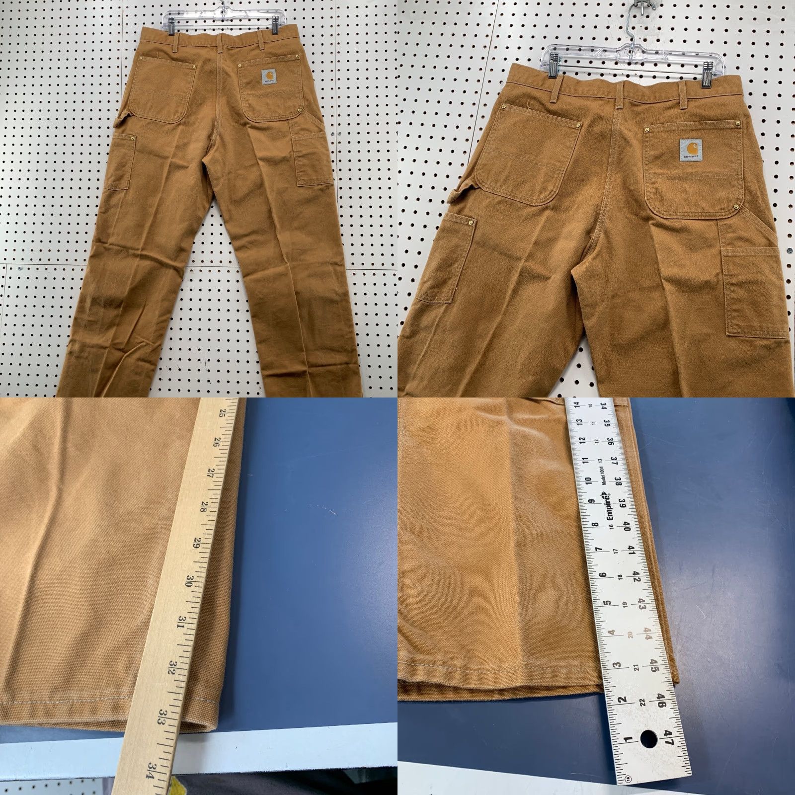 Carhartt VINTAGE Carhartt Pants 36x34 36x33 Brown Utility Union USA 5-Pocket Carpenter Workwear Mens Pants Brown Carhartt Vintage USA Size US 36 / EU 52 - 8 Thumbnail