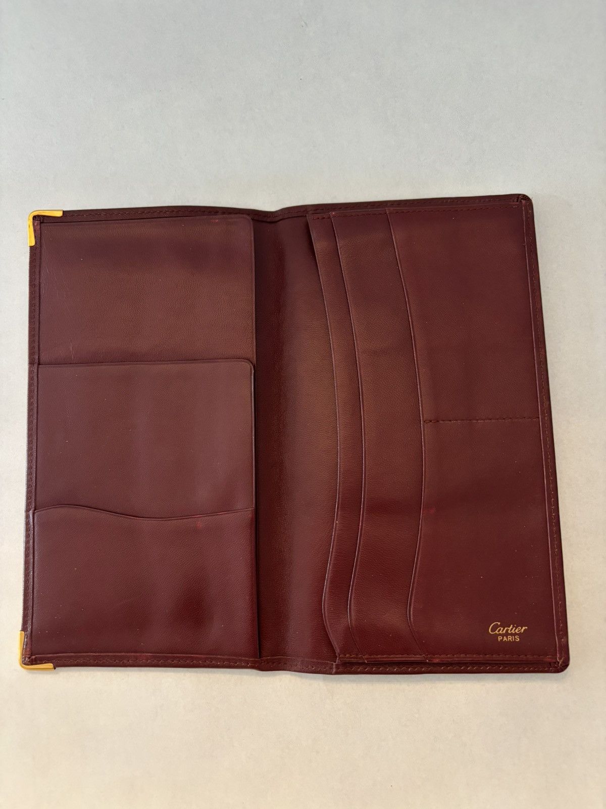 Cartier Cartier Burgundy Bifold Size ONE SIZE - 2 Thumbnail