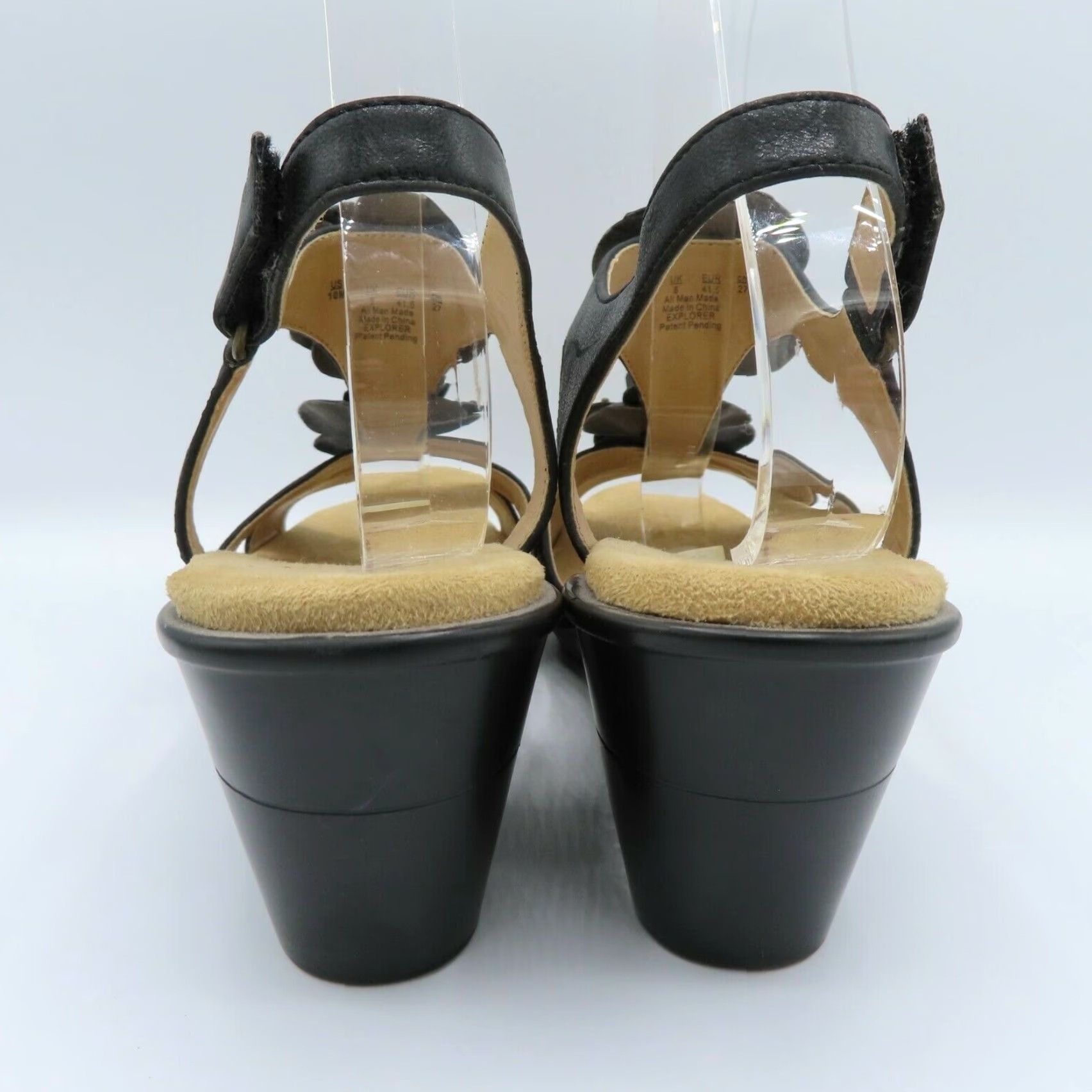 Naturalizer **Naturalizer 10 M Comfort Explorer Women's Black Wedge Sandal** User: **Naturalizer 10 M Comfort Explorer Women's Black Wedge Sandal** Size US 10 / IT 40 - 5 Thumbnail