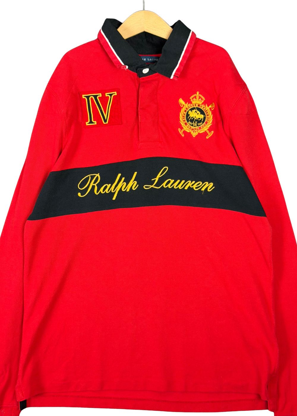 Vintage RL Rugby Challenge Cup Embroidered Crest Rugby Shirt image 6