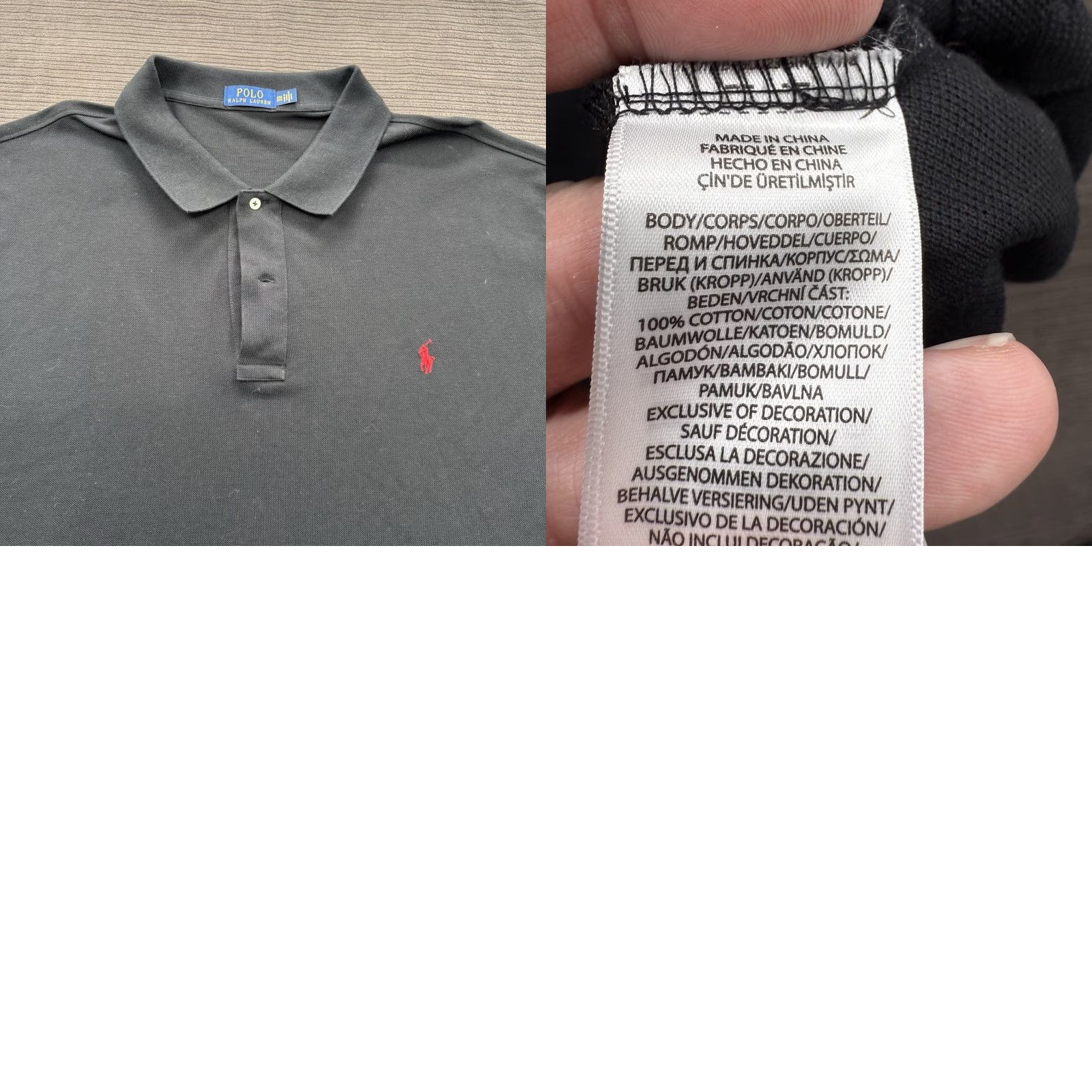 Ralph Lauren Polo Ralph Lauren Polo Shirt Men Big 4XB Black Cotton Golf Casual Preppy Classic Logo Size US XXL / EU 58 / 5 - 8 Thumbnail