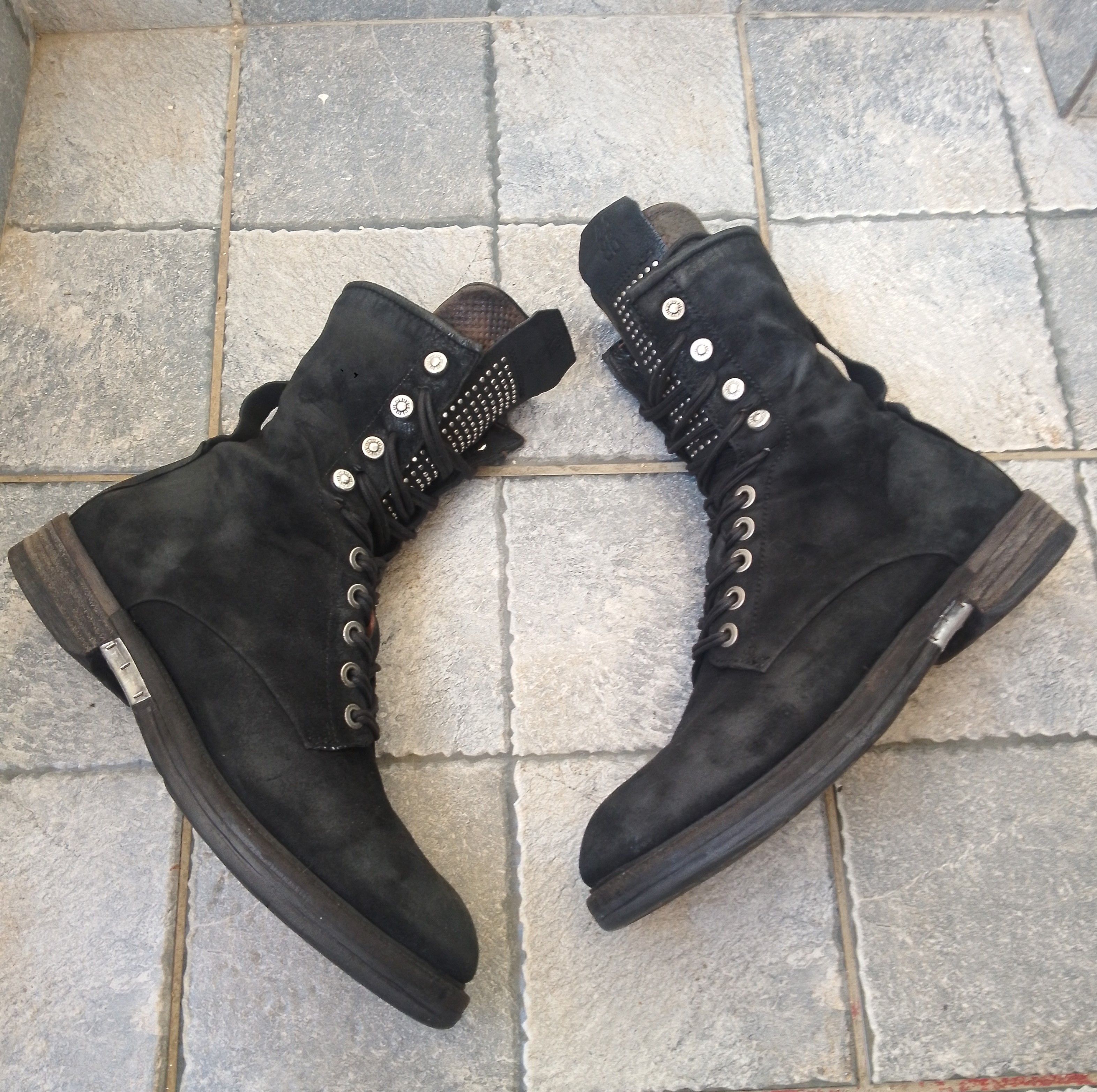 A.S.98 AS 98 black suede combat style boots Size US 8 / EU 41 - 17 Thumbnail