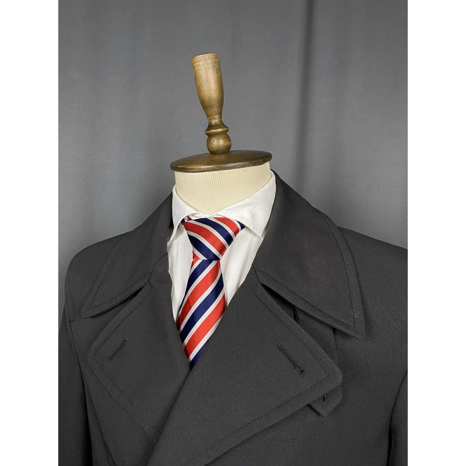 Burberry Burberry Men's Dark Gray Double Breasted Pea Coat Size M Size US M / EU 48-50 / 2 - 5 Thumbnail