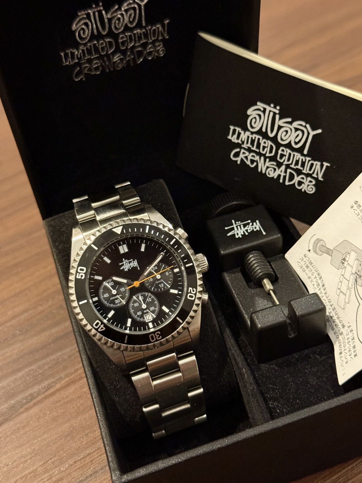 Stussy Stussy Crewsader Limited Edition Silver Watch 2009 (RARE) Size ONE SIZE - 3 Thumbnail