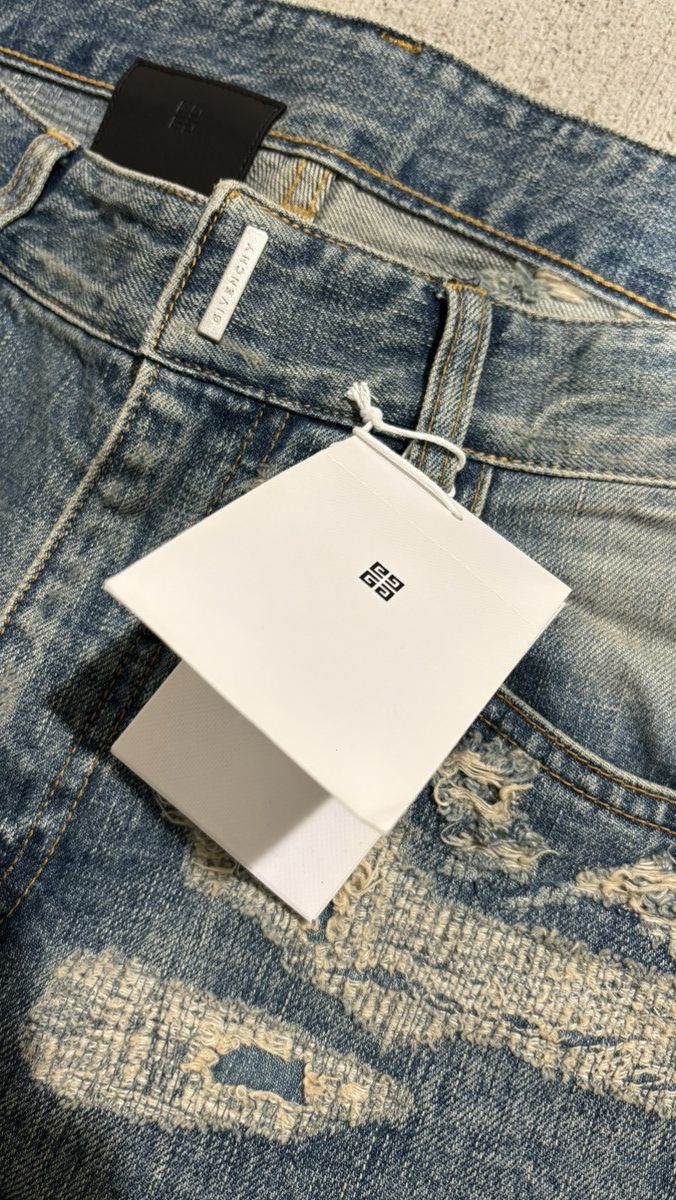 Givenchy Givenchy Moleskin Boro Denim Size US 33 - 9 Thumbnail