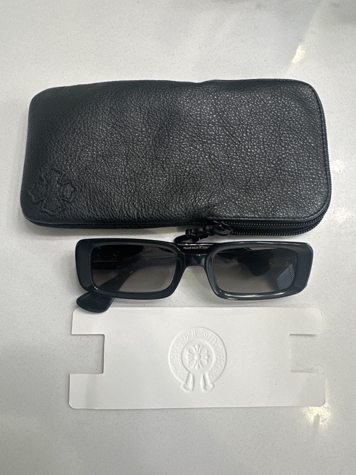 image of Chrome Hearts X Bella Hadid Kink Black / 22K Gold Sunglasses, Men's