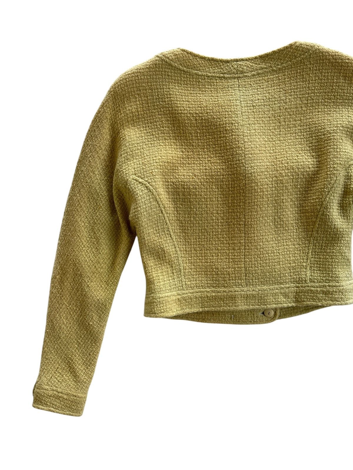 Chanel Vintage Chanel Tweed Cropped Jacket Size XS / US 0-2 / IT 36-38 - 5 Thumbnail