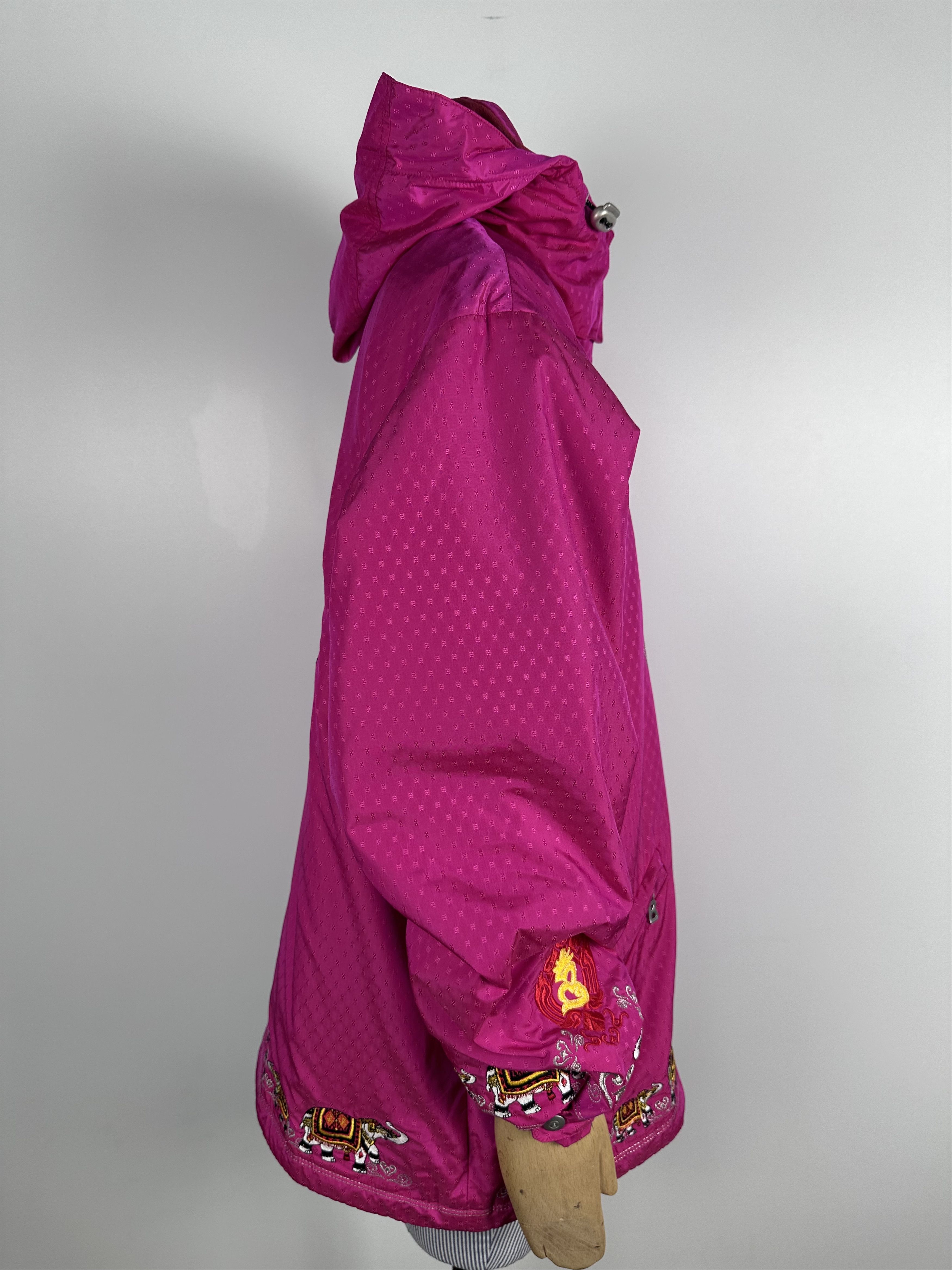 Bogner Bogner Vintage Ski Jacket India Embroidered Pink Womens Size L / US 10 / IT 46 - 9 Thumbnail