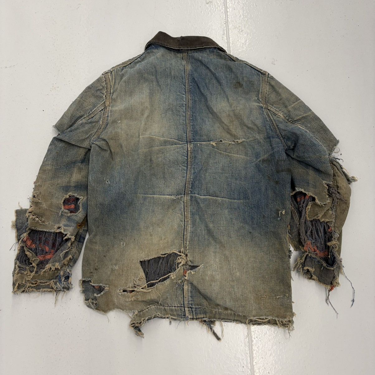 Sears Vintage 50s Hercules Denim Blanket Distressed Chore Jacket Size US M / EU 48-50 / 2 - 3 Thumbnail