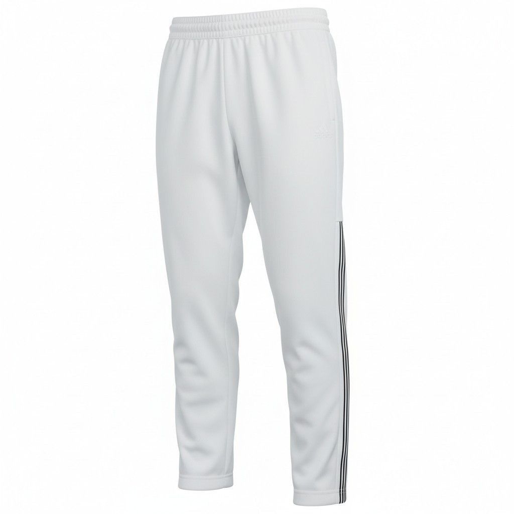 Adidas Adidas White Snap Pants 7/8 Women Medium Waist 31 Inseam 27 Size 30" / US 8 / IT 44 - 1 Thumbnail