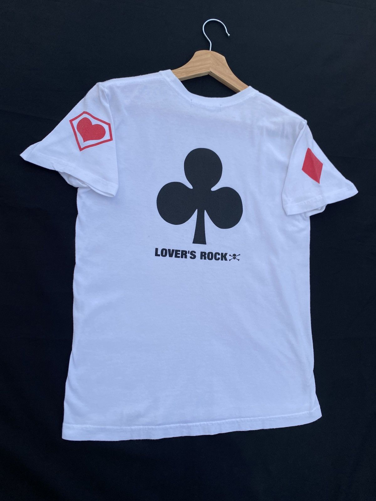 Super Lovers Rare Japanese Brand Super Lovers Spade Logo Tshirt Size US S / EU 44-46 / 1 - 2 Thumbnail