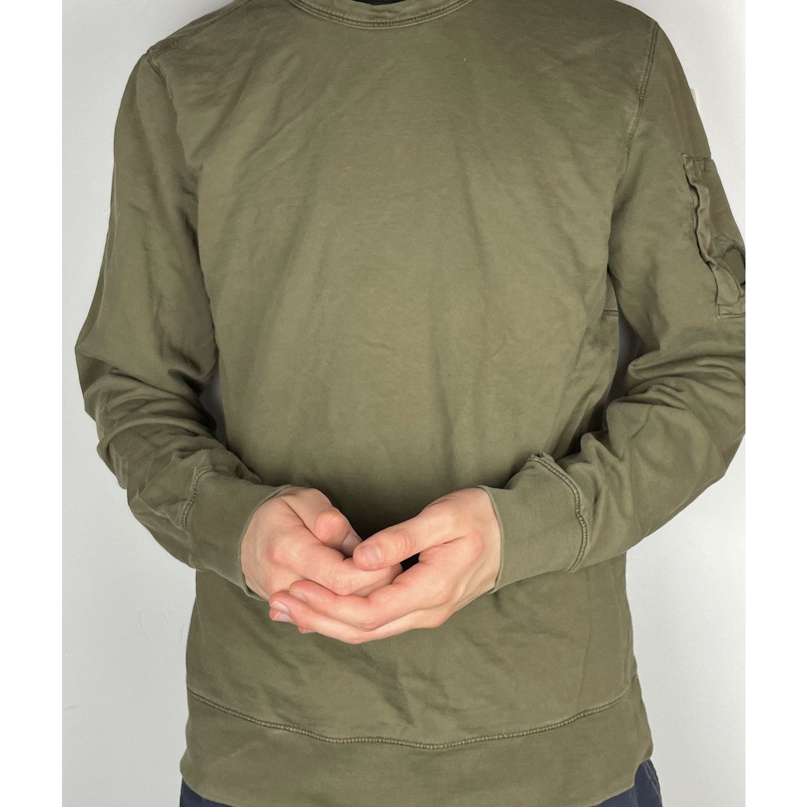 C.P. Company C.P. Company Olive Green Sweatshirt L Size US L / EU 52-54 / 3 - 2 Thumbnail