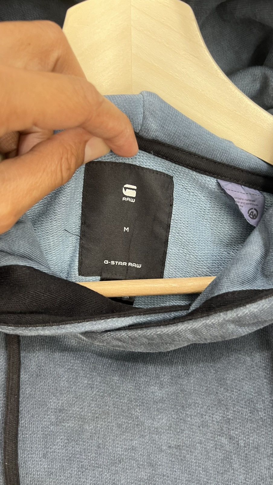 G-Star G-Star RAW Denim Indigo Hoodie Size US M / EU 48-50 / 2 - 7 Thumbnail