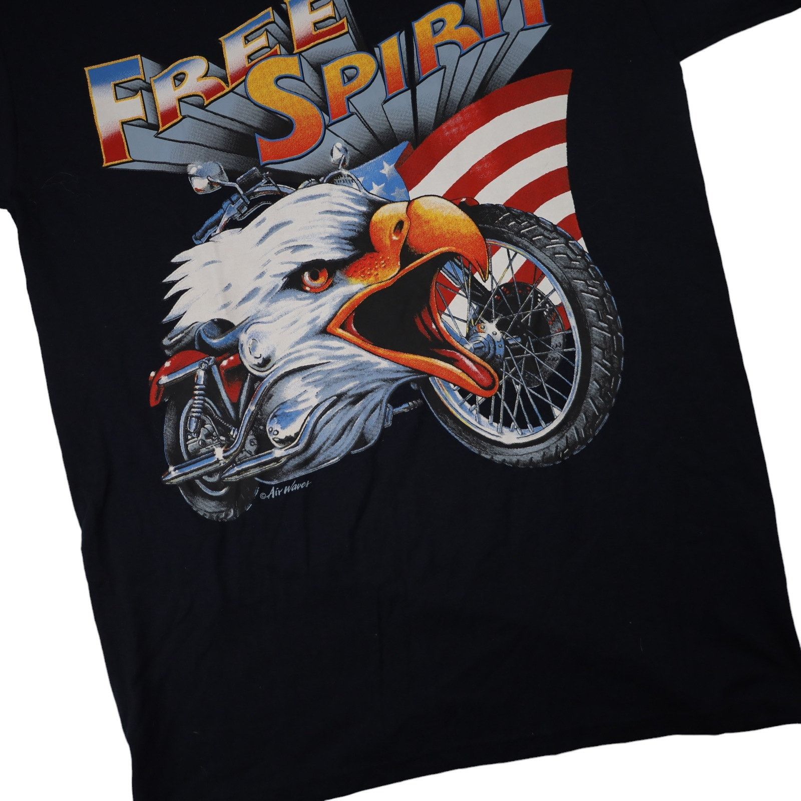 Vintage Vintage Free Spirit Motorcycled Eagle Graphic T Shirt Size US M / EU 48-50 / 2 - 3 Thumbnail