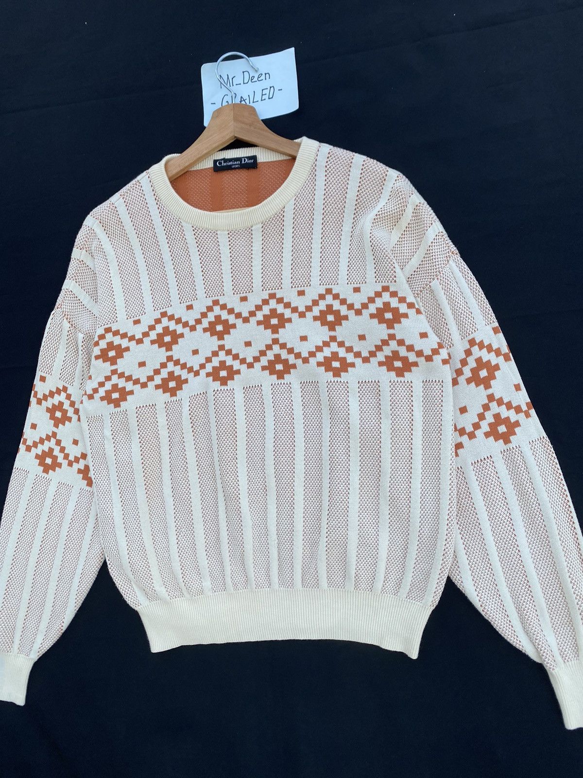 Christian Dior Monsieur Rare Vintage Christian Dior Sports Knitwear Sweater Size US M / EU 48-50 / 2 - 6 Thumbnail