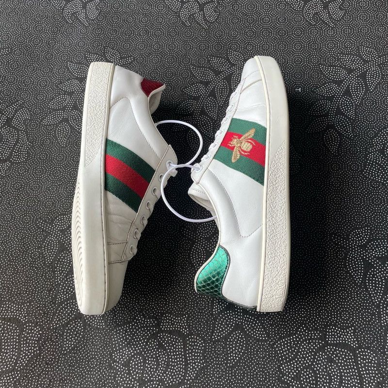 Gucci Gucci Ace Leather Fashion Sneakers for Men -2508 Size US 8 / EU 41 - 7 Thumbnail