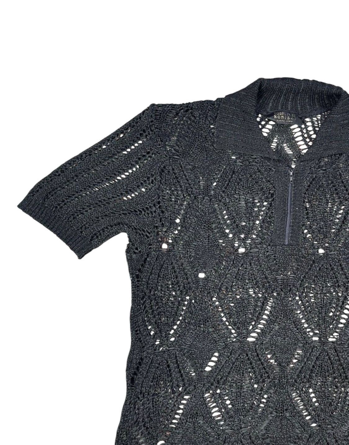 If Six Was Nine × Le Grande Bleu (L.G.B.) × Yoshiyuki Konishi YOSHIYUKI KONISHI lace knitwear polos zipper Size US M / EU 48-50 / 2 - 5 Thumbnail