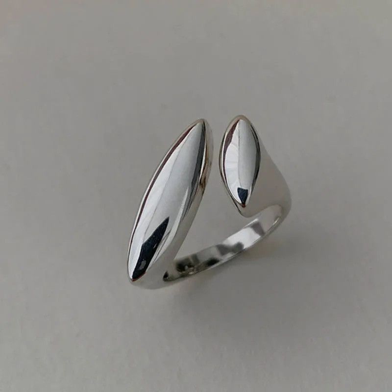 Designer × Jewelry Geometry Irregular Ring Size ONE SIZE - 3 Thumbnail