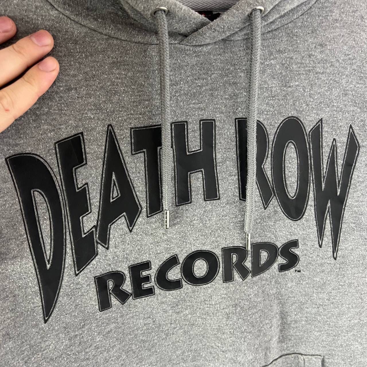 Death Row Records Crazy Vintage 💀 Death Row Records Hoodie Y2k Style Big Logo Size US XS / EU 42 / 0 - 3 Thumbnail