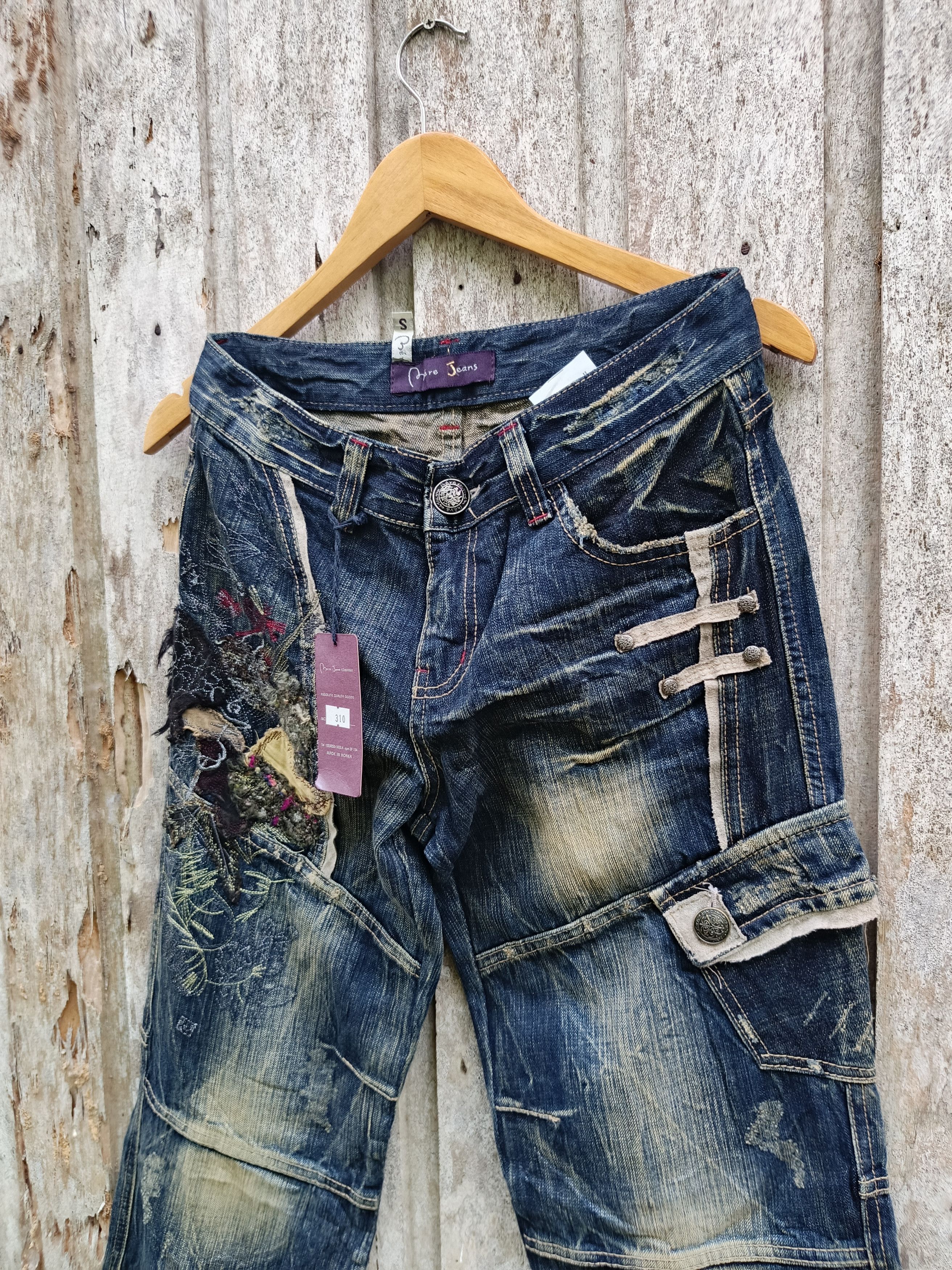 Other Mere jeans multi patch denim jeans Size 29" - 3 Thumbnail