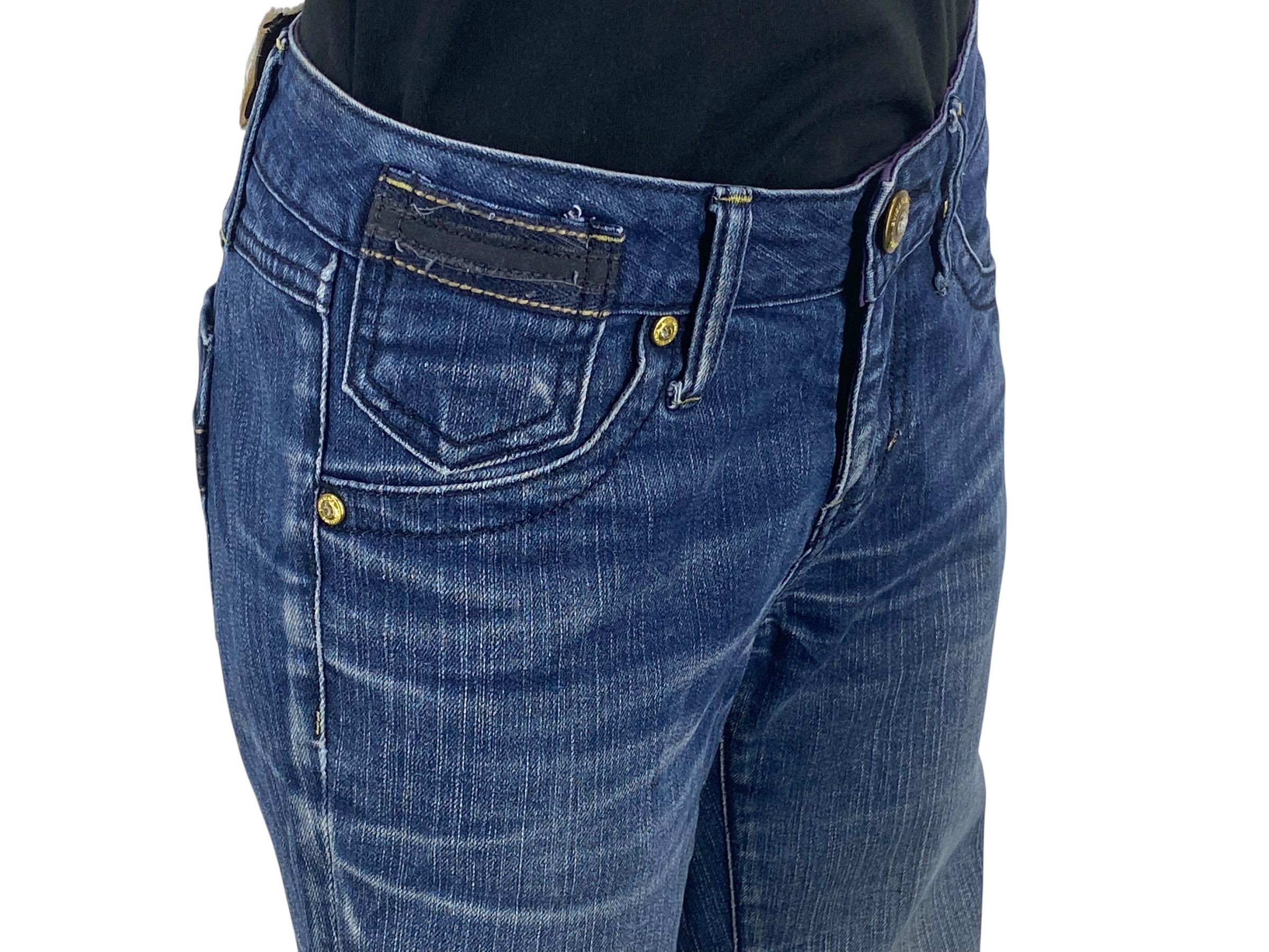 Japanese Brand Low Rise Flare Jeans Bootcut Jeans Size 28" / US 6 / IT 42 - 6 Thumbnail