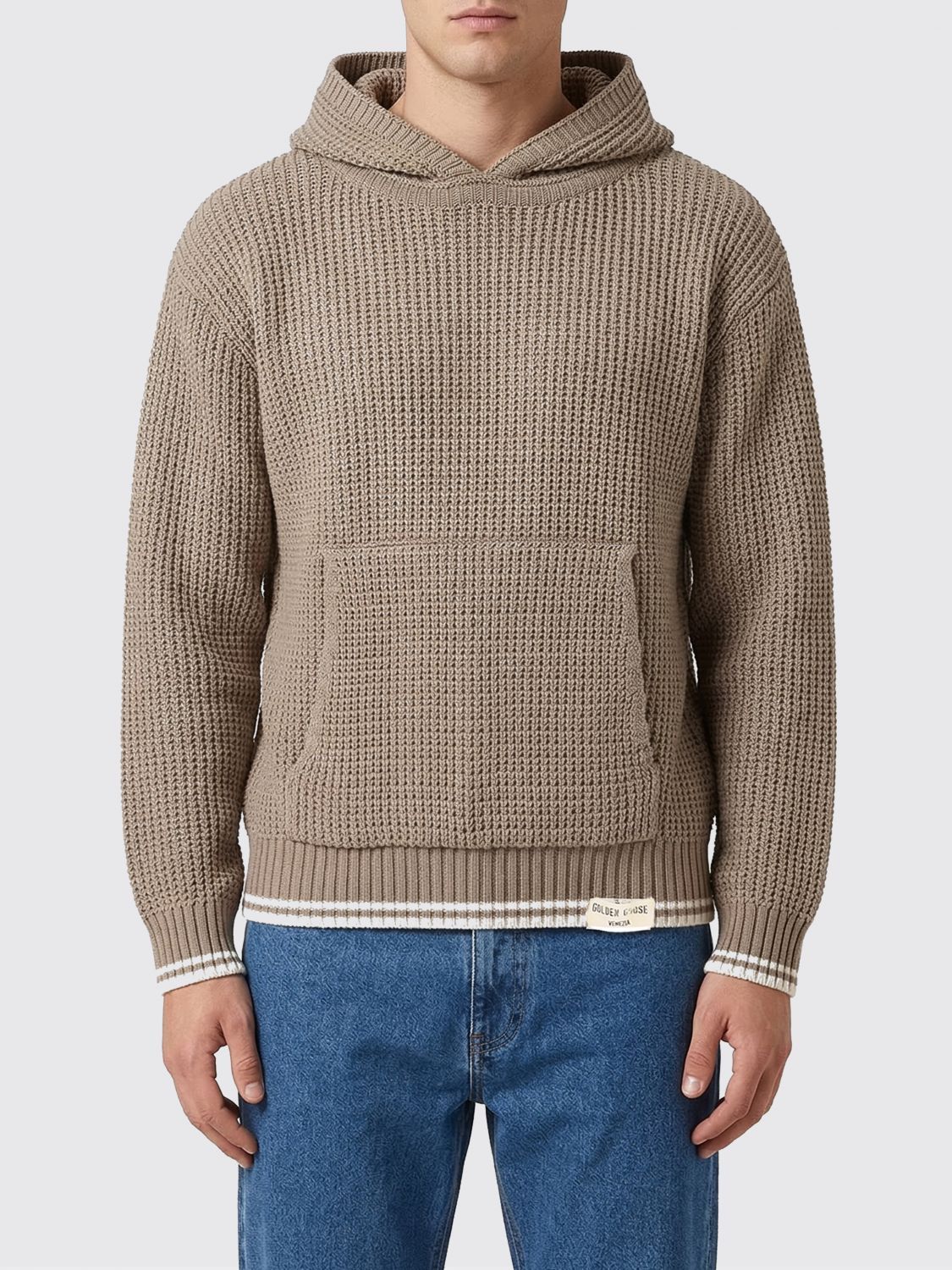 Golden Goose Golden Goose Sweatshirt Men Beige Size US L / EU 52-54 / 3 - 1 Thumbnail