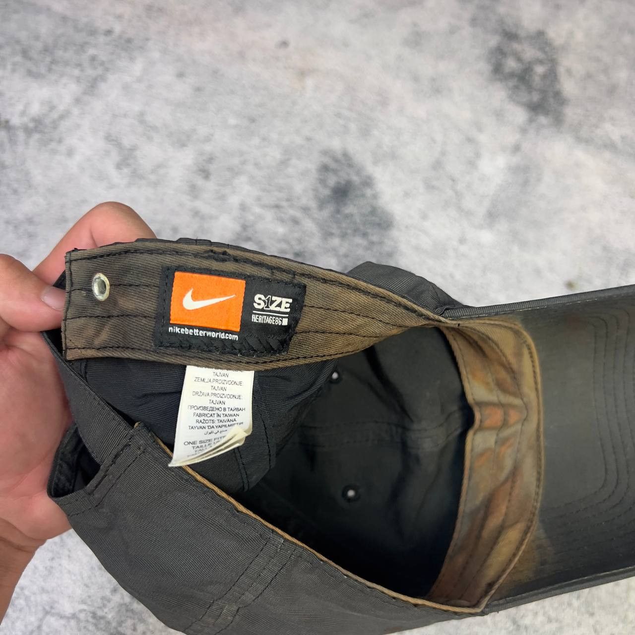 Nike Nike Distressed Cap Men's One Size Black Polyester` Size ONE SIZE - 8 Thumbnail