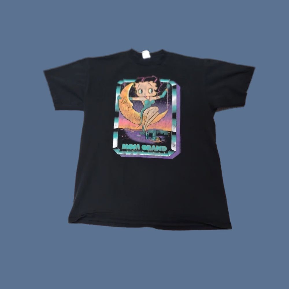 Tultex VINTAGE 1997 BETTY BOOP CIGAR SMOKING TEE IN BLACK | Grailed