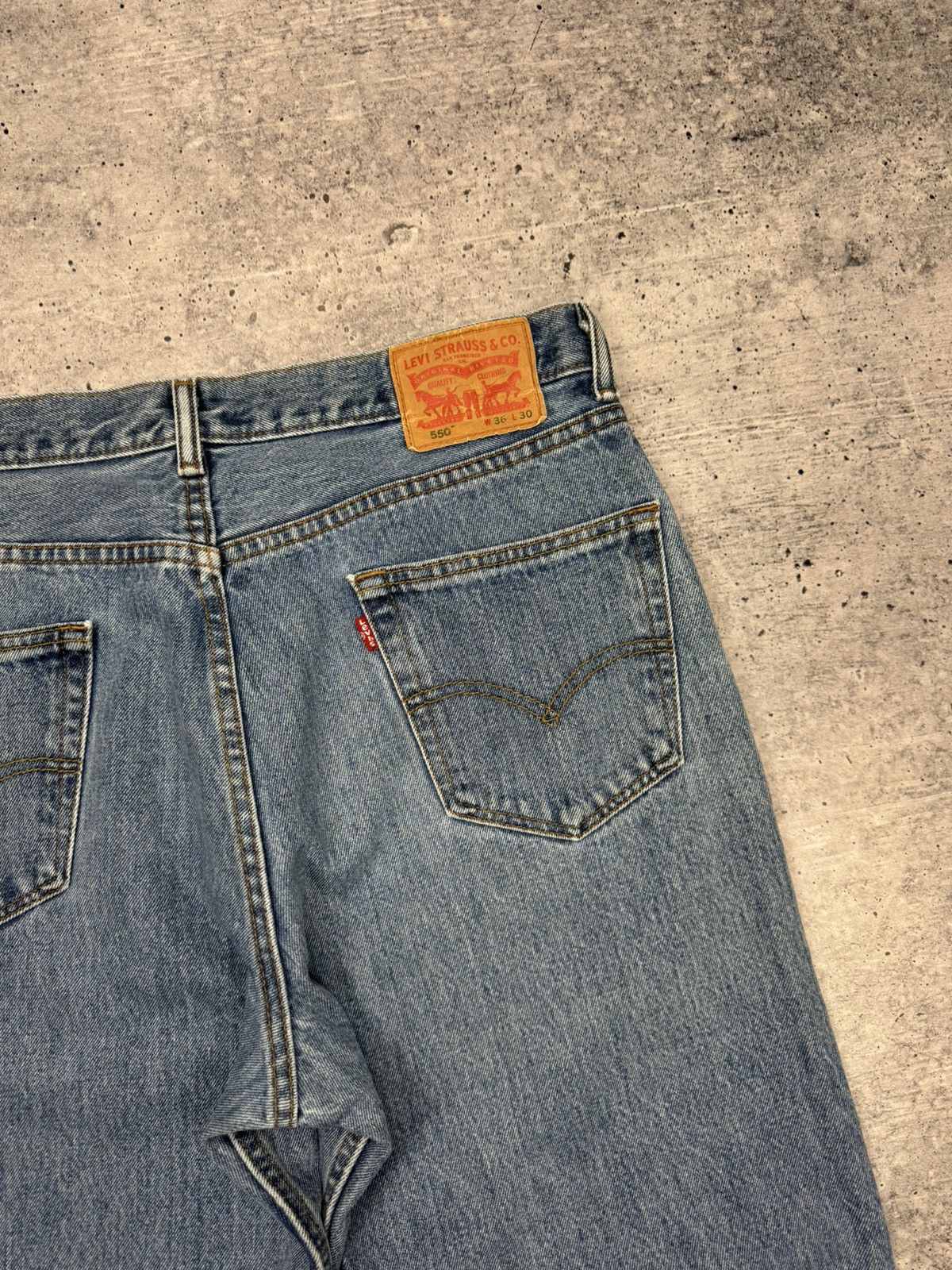 Levi's × Levi's Vintage Clothing × Vintage Vintage Levi’s 550 501 Blue Stonewashed Denim Jeans Trousers Size US 36 / EU 52 - 18 Thumbnail