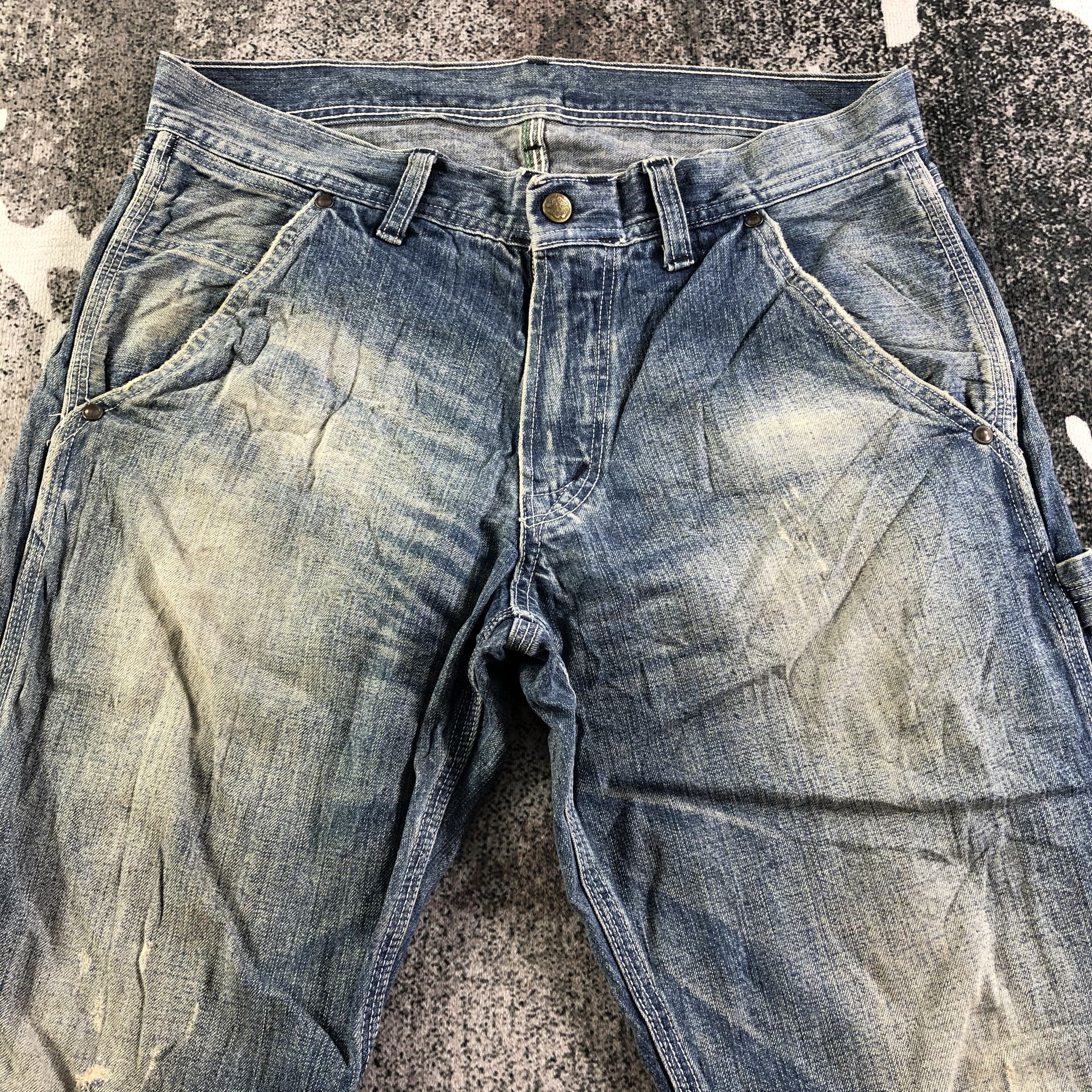 Oshkosh Oshkosh Carpenter Jeans Medium Wash Denim KJ3116 Size US 30 / EU 46 - 3 Thumbnail