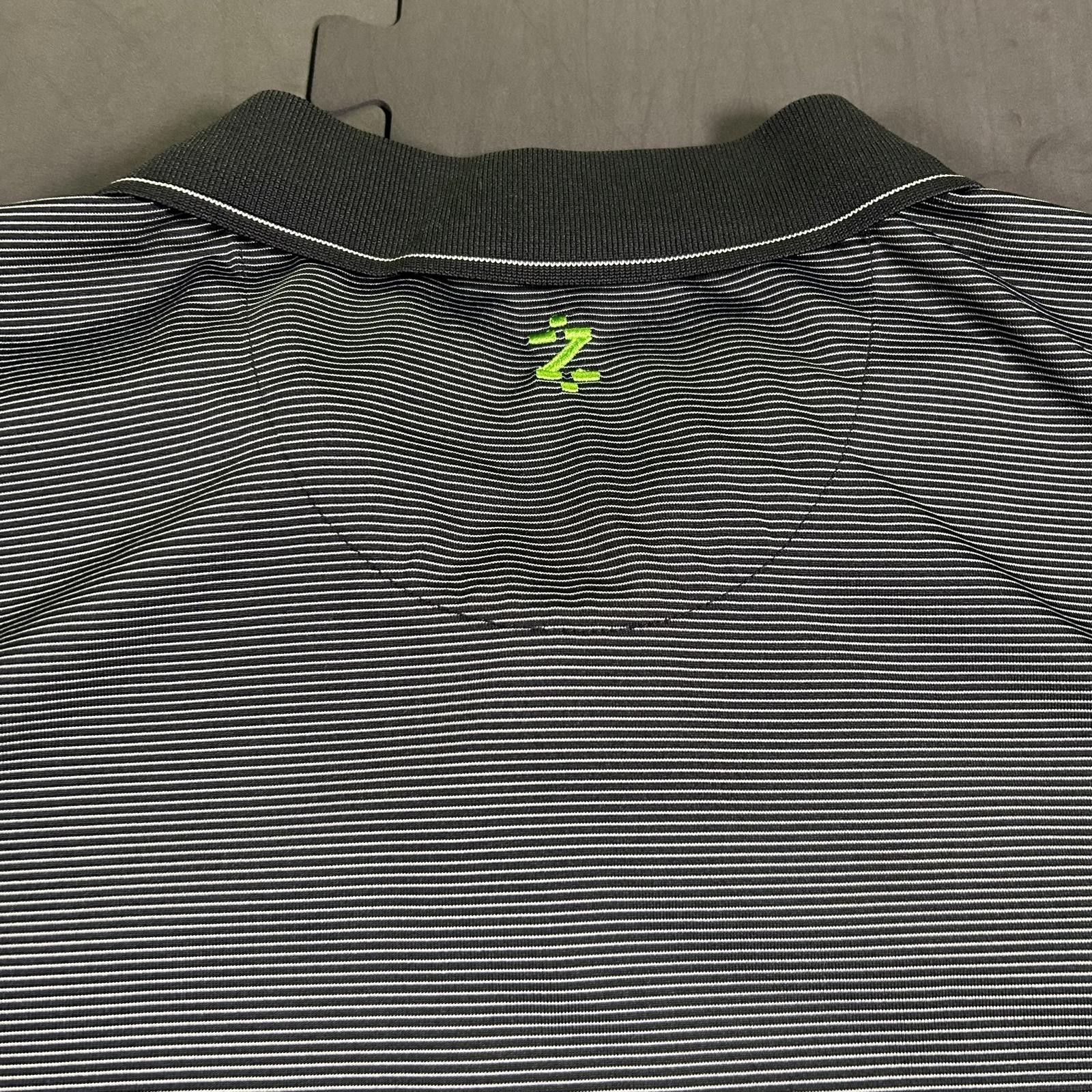 Izod IZOD Men's Black striped Golf Polo Shirt XL Size US XL / EU 56 / 4 - 6 Thumbnail