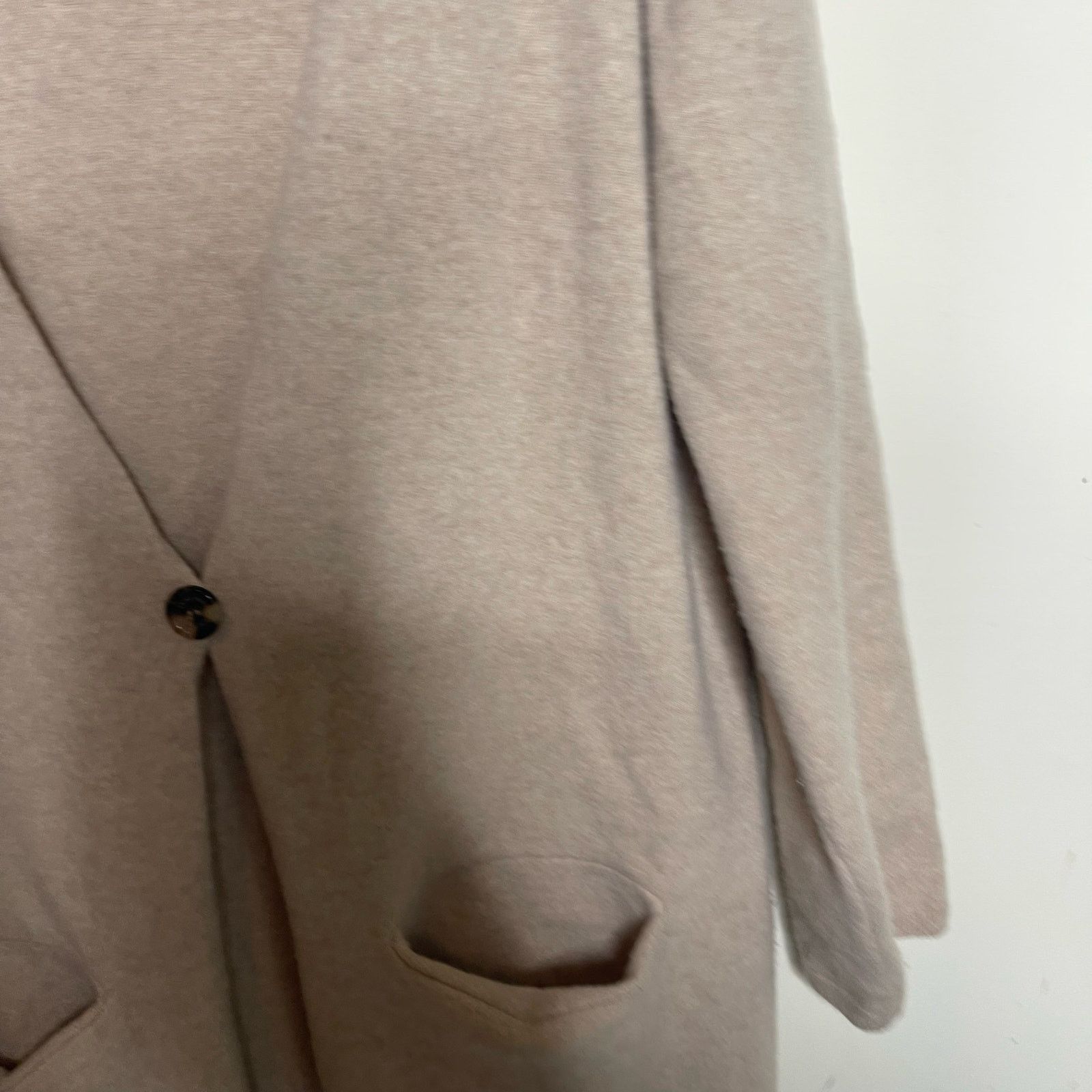 Anine Bing Anine Bing Jasni V-neck cardigan ivory cream long wool O/S Size ONE SIZE - 8 Thumbnail