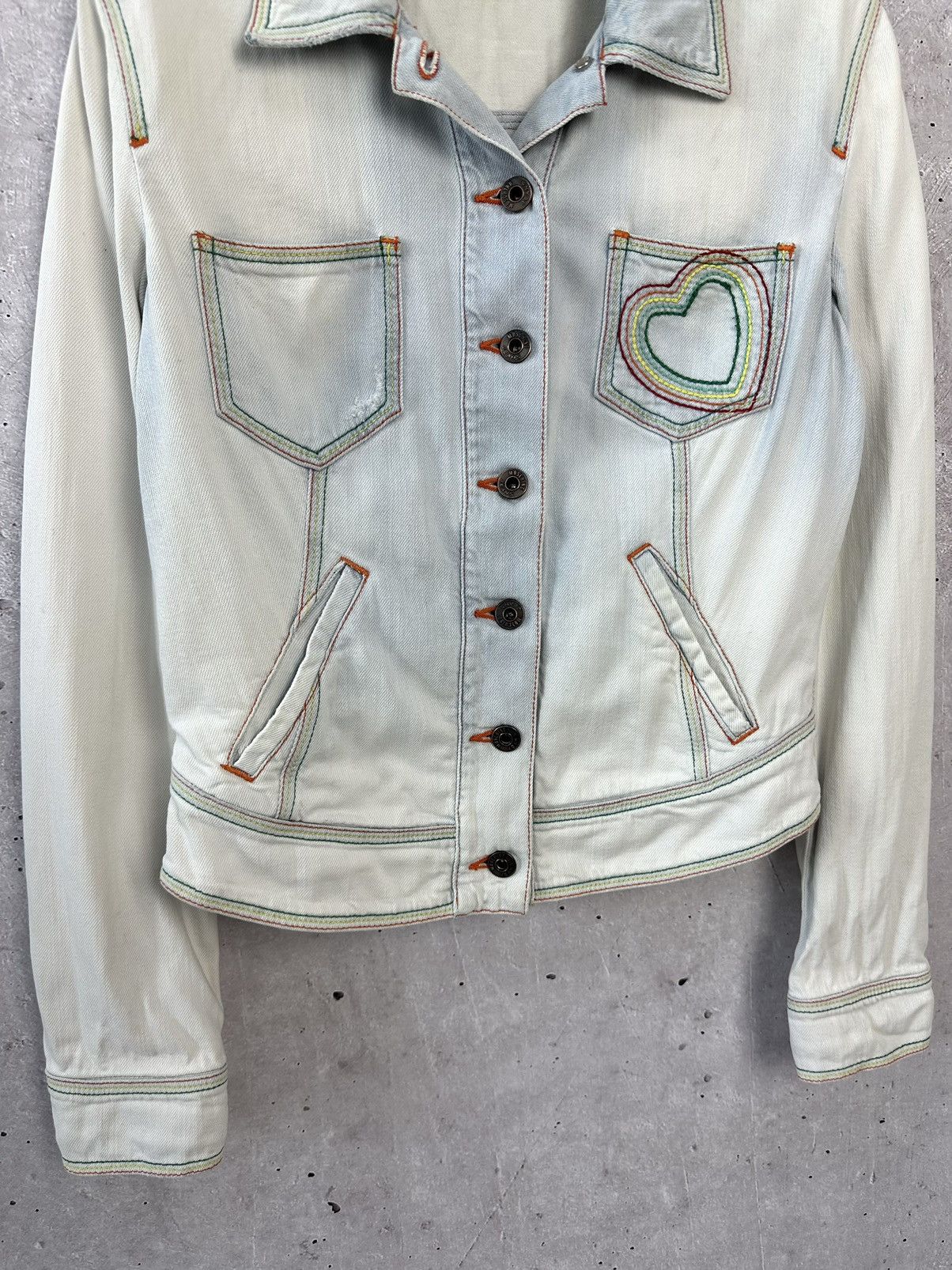 Moschino Vintage Moschino Jeans Blue Denim Blazer Jacket Size M / US 6-8 / IT 42-44 - 3 Thumbnail