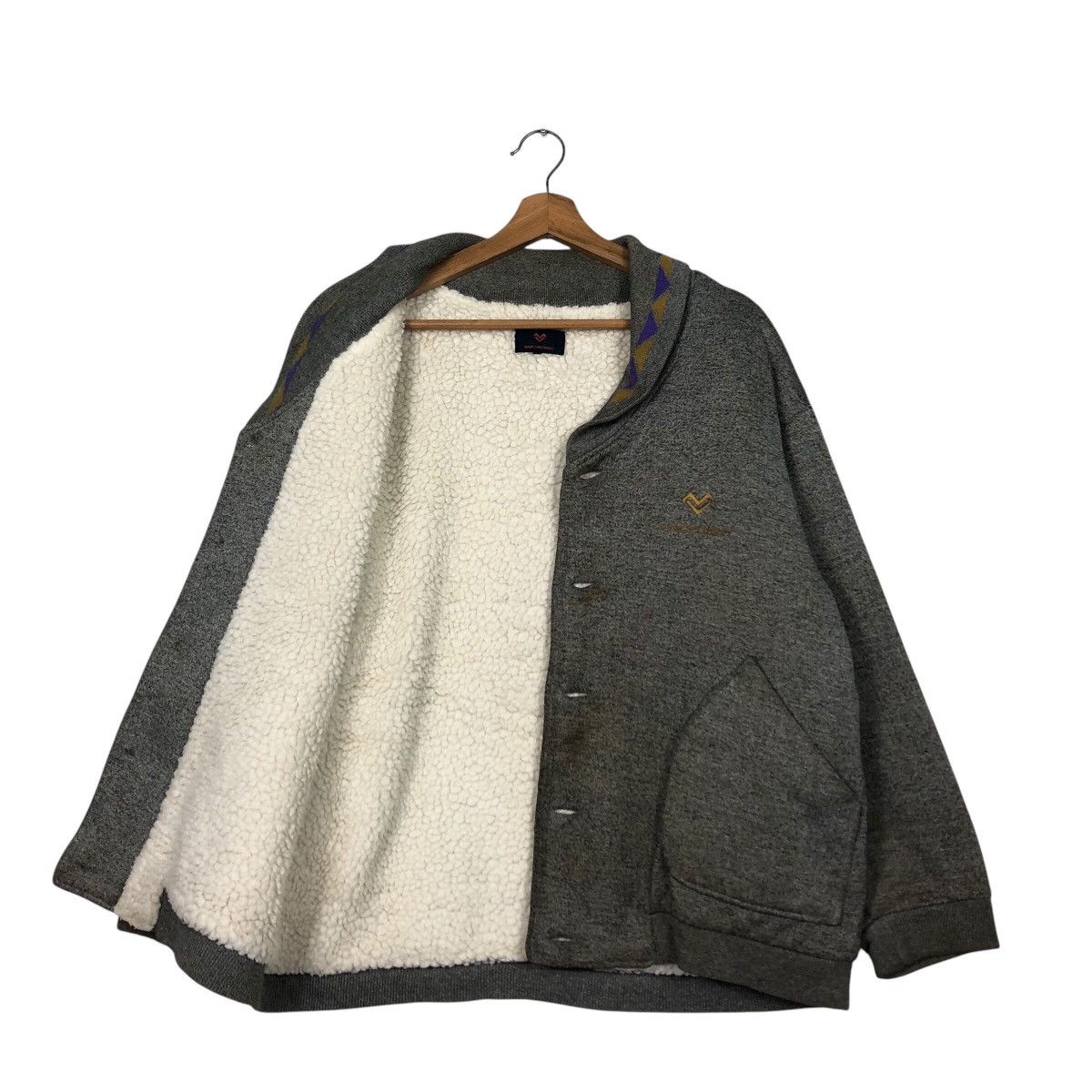 Japanese Brand × Vintage 📌Vintage Chore Blanket Jacket Mario Valentino Issey Miyake Size US M / EU 48-50 / 2 - 12 Thumbnail