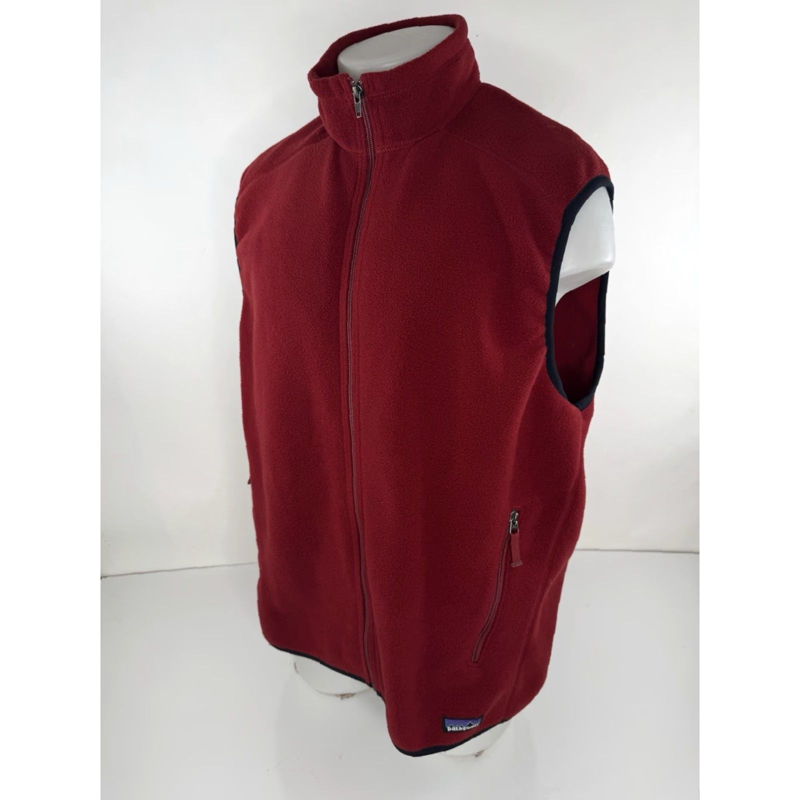 Patagonia PATAGONIA Synchilla - Mens Fleece Full Zip XL Vest Shirt Mens XL Red Vest Full Zip Fleece 90s Style Patagonia Men Size US XL / EU 56 / 4 - 2 Thumbnail