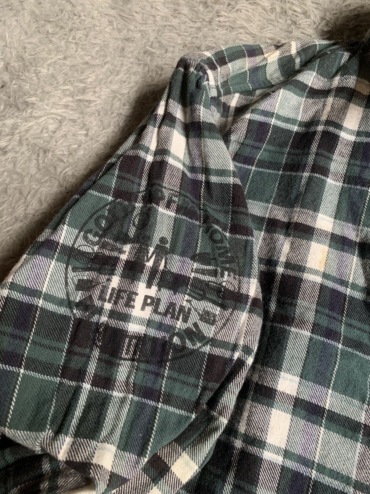 Japanese Brand Vintage PPFM Double Layered Flanel Long Shirt Size US M / EU 48-50 / 2 - 6 Thumbnail