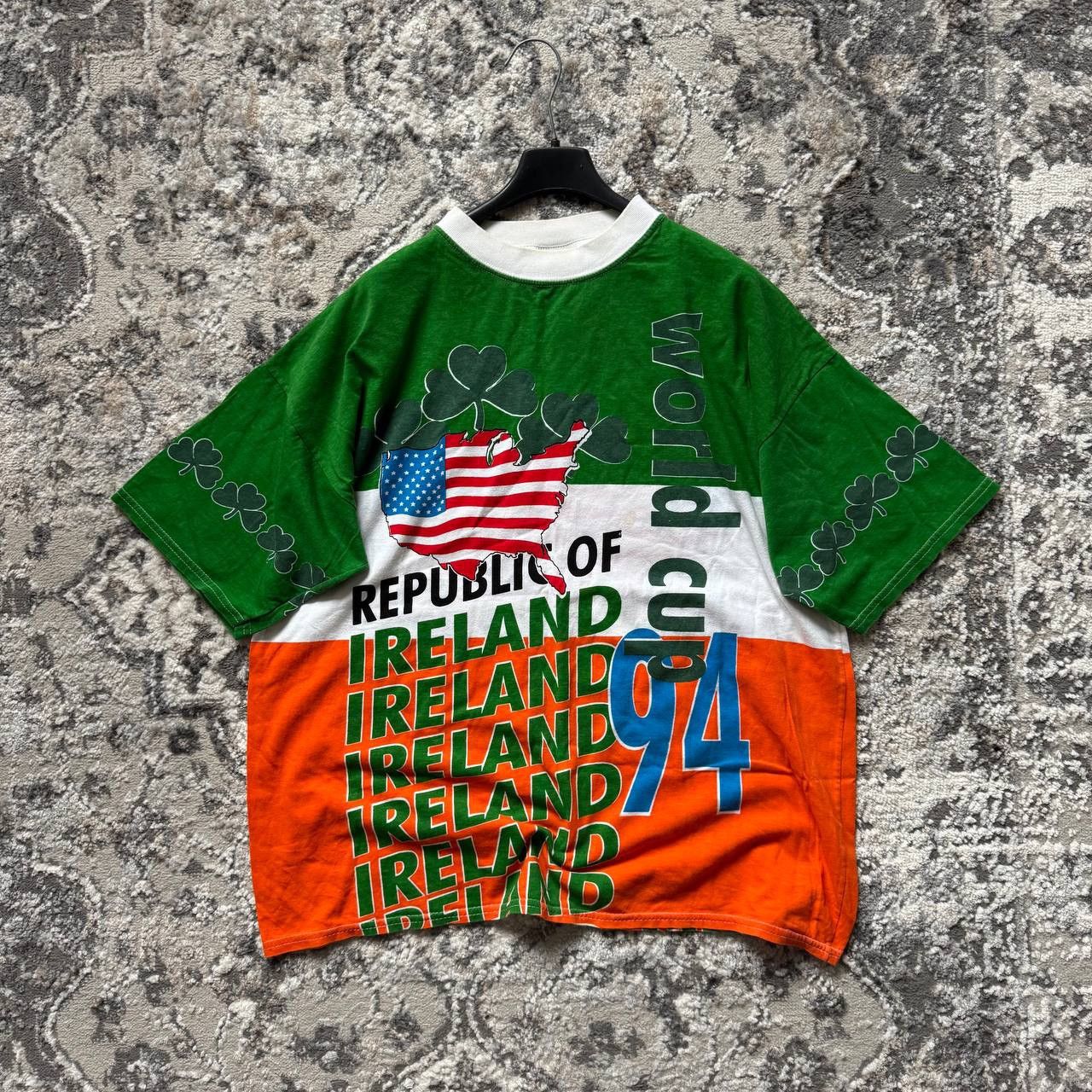 Authentic Ireland 1994 World Cup Retro All Over Shirt