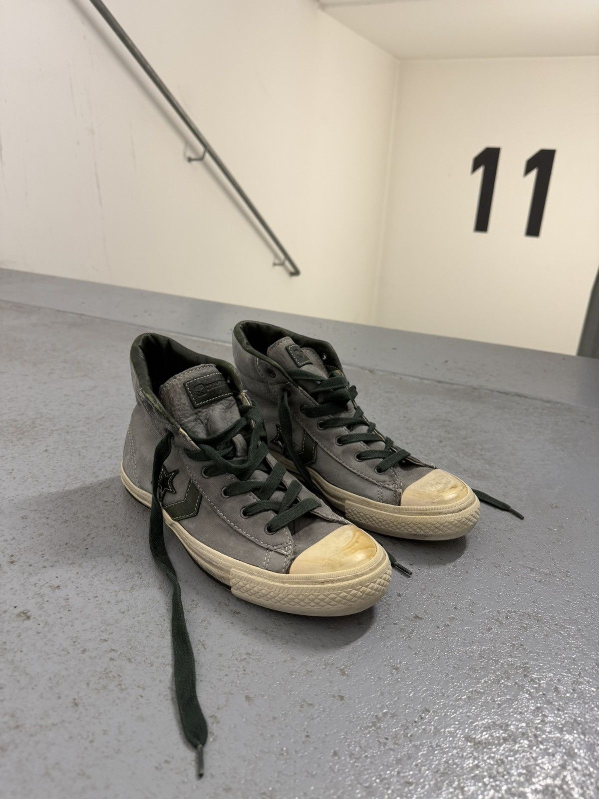 Converse × John Varvatos John Varvatos x Converse Aged High Top Sneakers Size US 7 / EU 40 - 2 Thumbnail