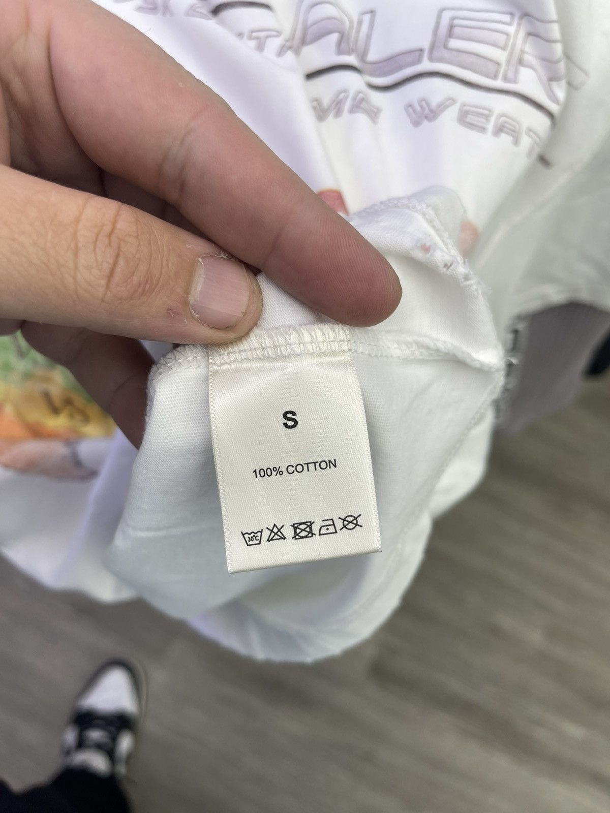 Vale Vale lives tee “ vsx zone” (white) Size US S / EU 44-46 / 1 - 6 Thumbnail